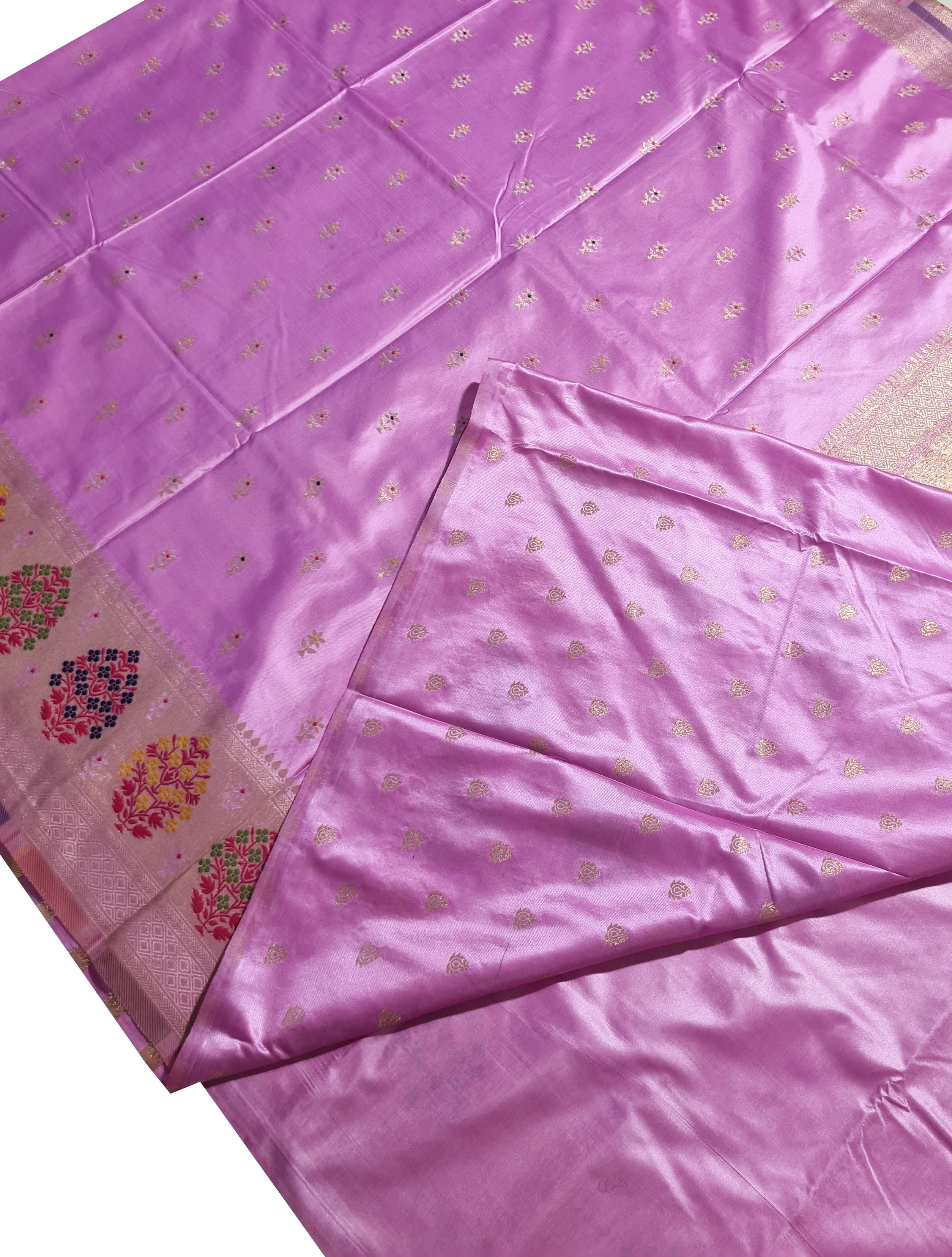 Bengaluru Crape Antic Silk Meena Sarees