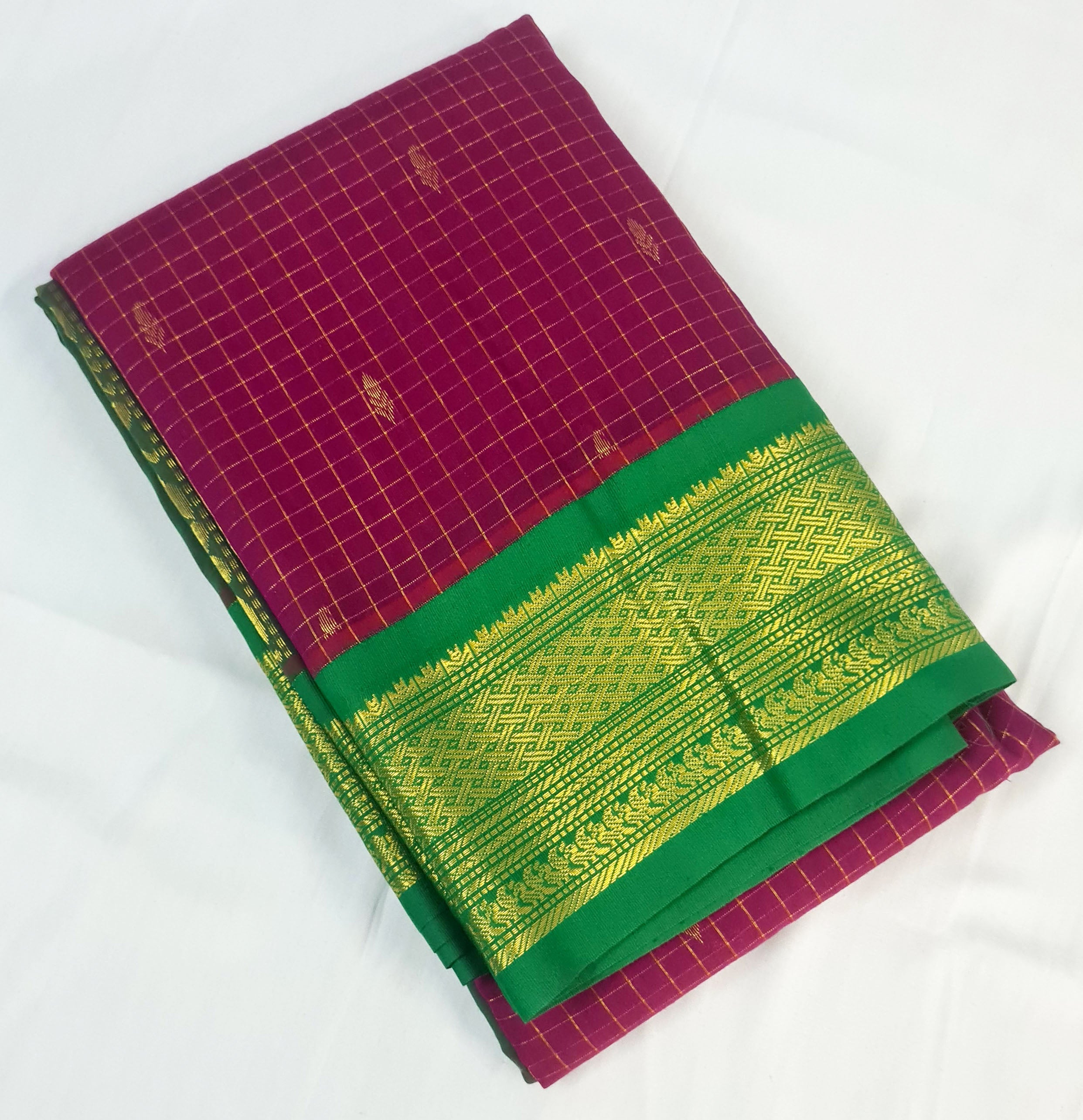 Kanchipuram Agarlic Cotton Sarees