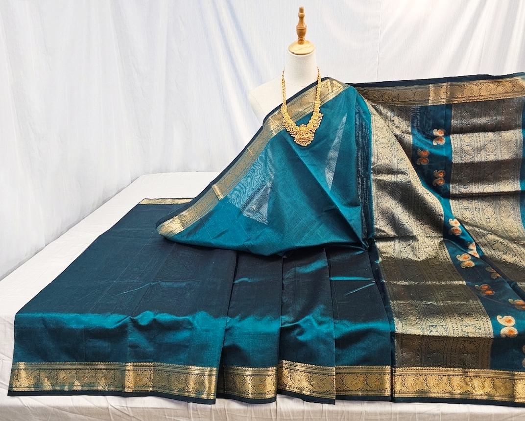 Kanchipuram Pure Silk Cotton Saree