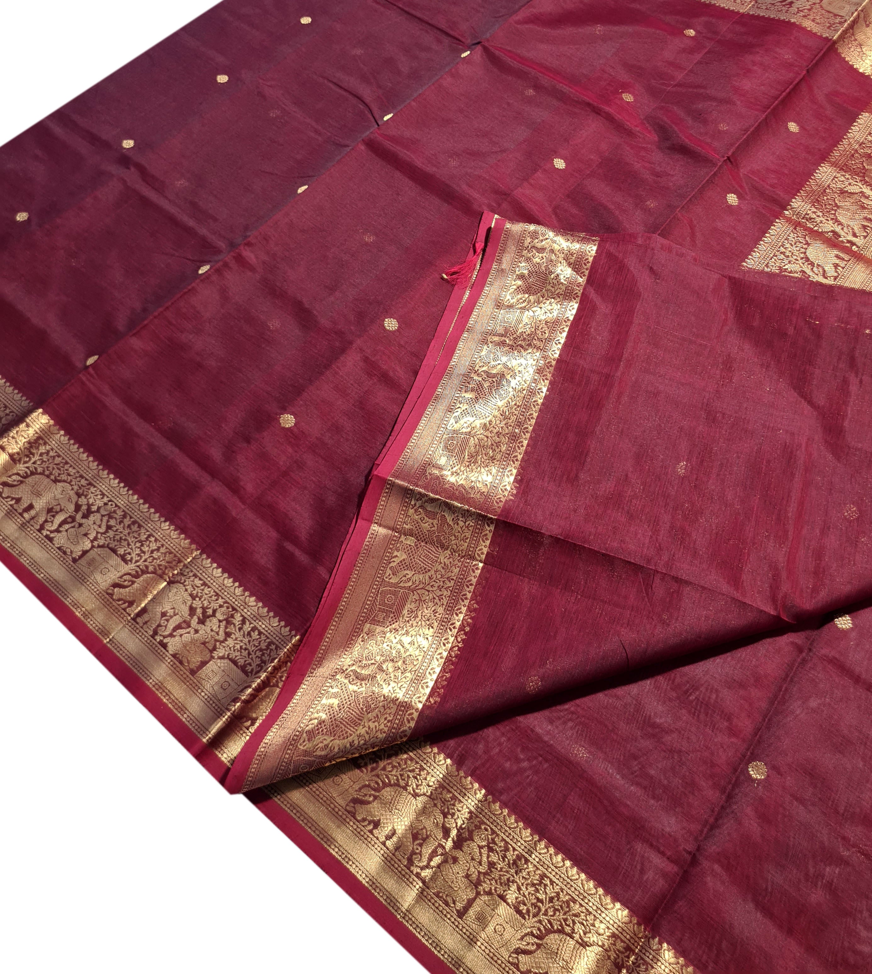 Kanchipuram Pure Silk Cotton Saree