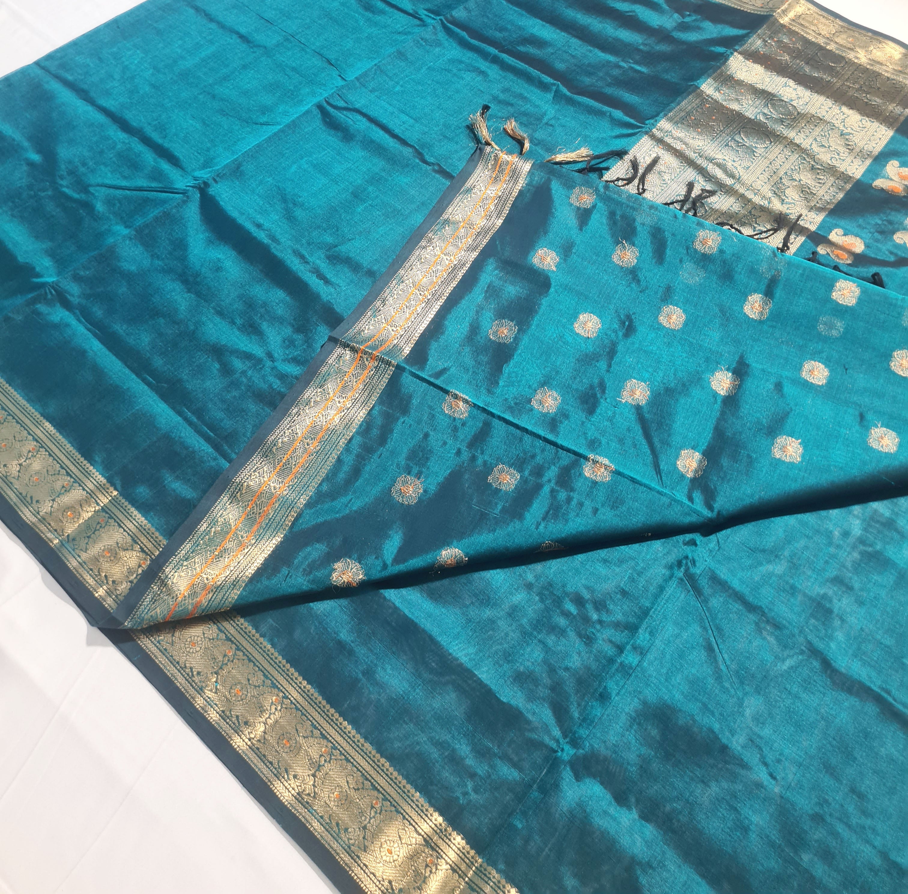 Kanchipuram Pure Silk Cotton Saree