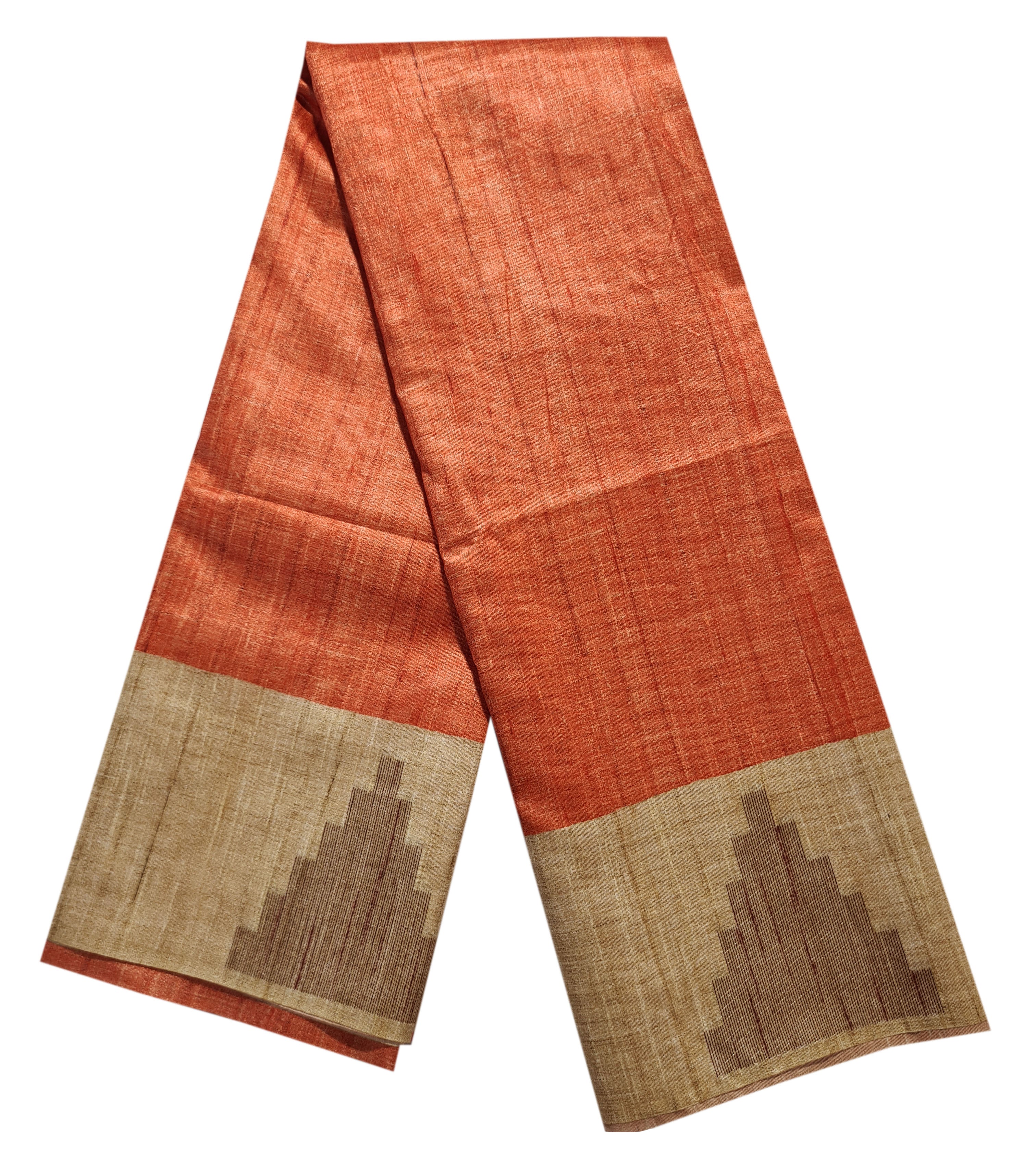 Semi Tussar  Antic Design Sarees