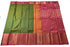 Kanchi Vegan Silk Saree With Contrast Blouse and Rich Jari Pallu