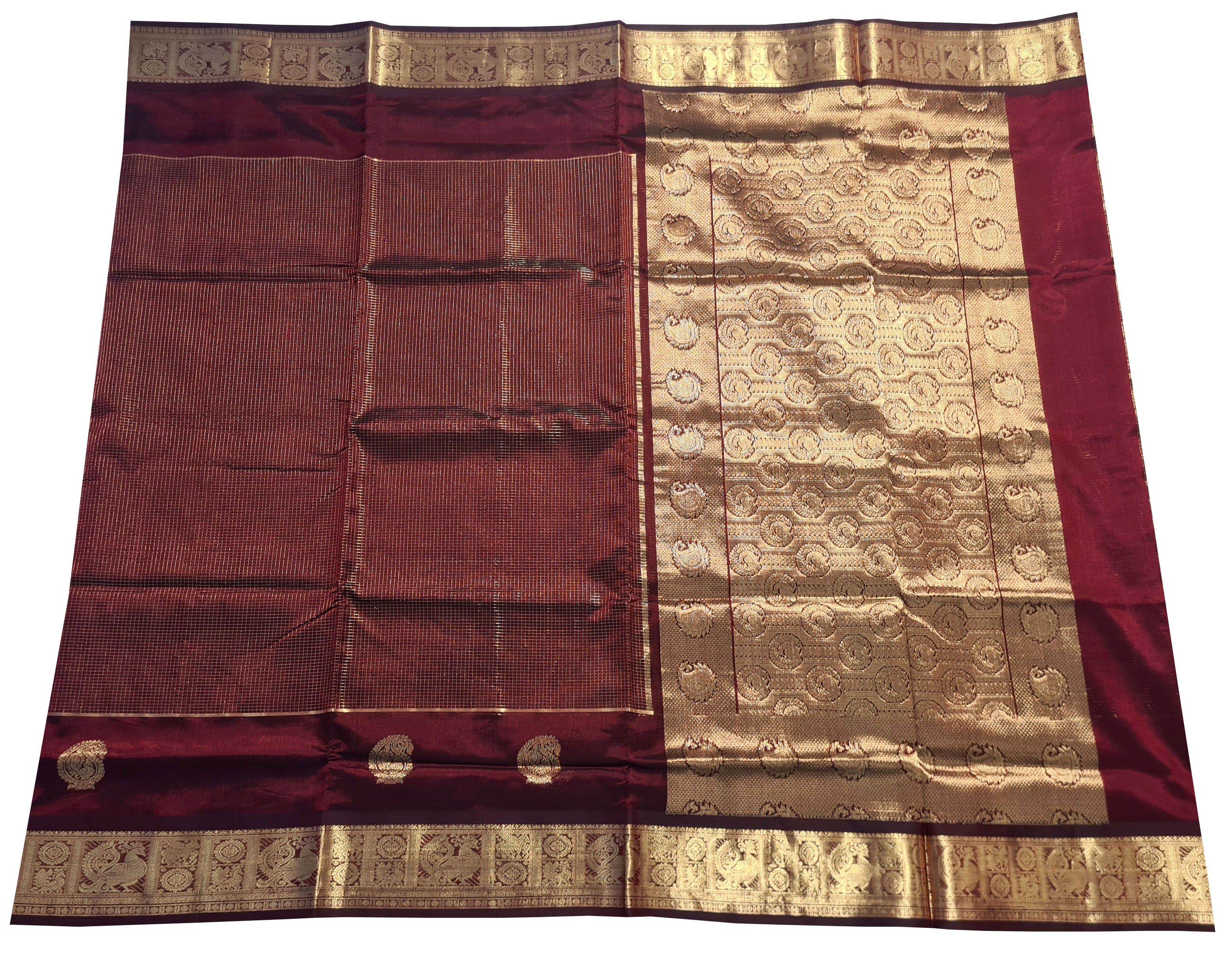 Kanchipuram Pure Silk Cotton Saree