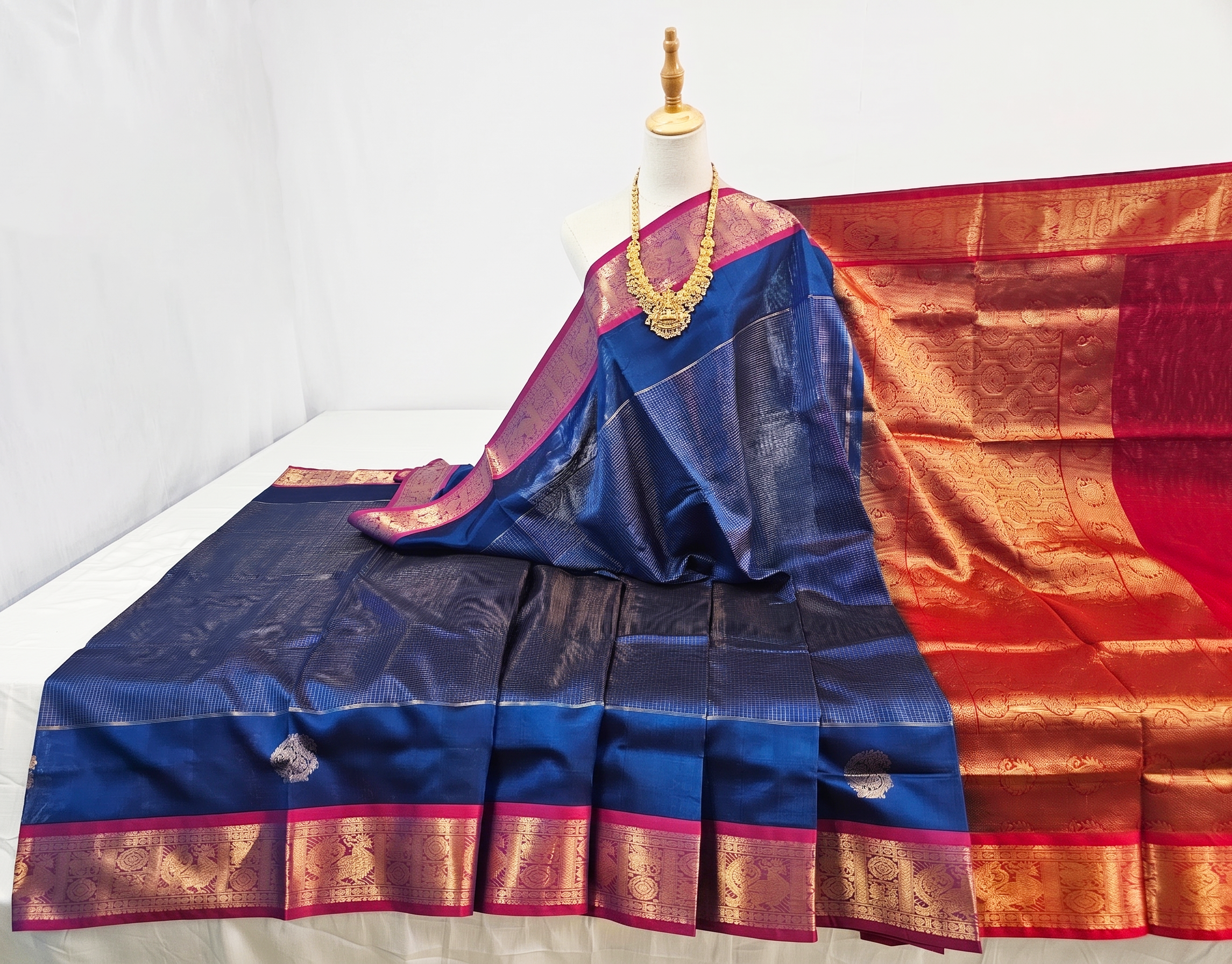 Kanchipuram Pure Silk Cotton Saree
