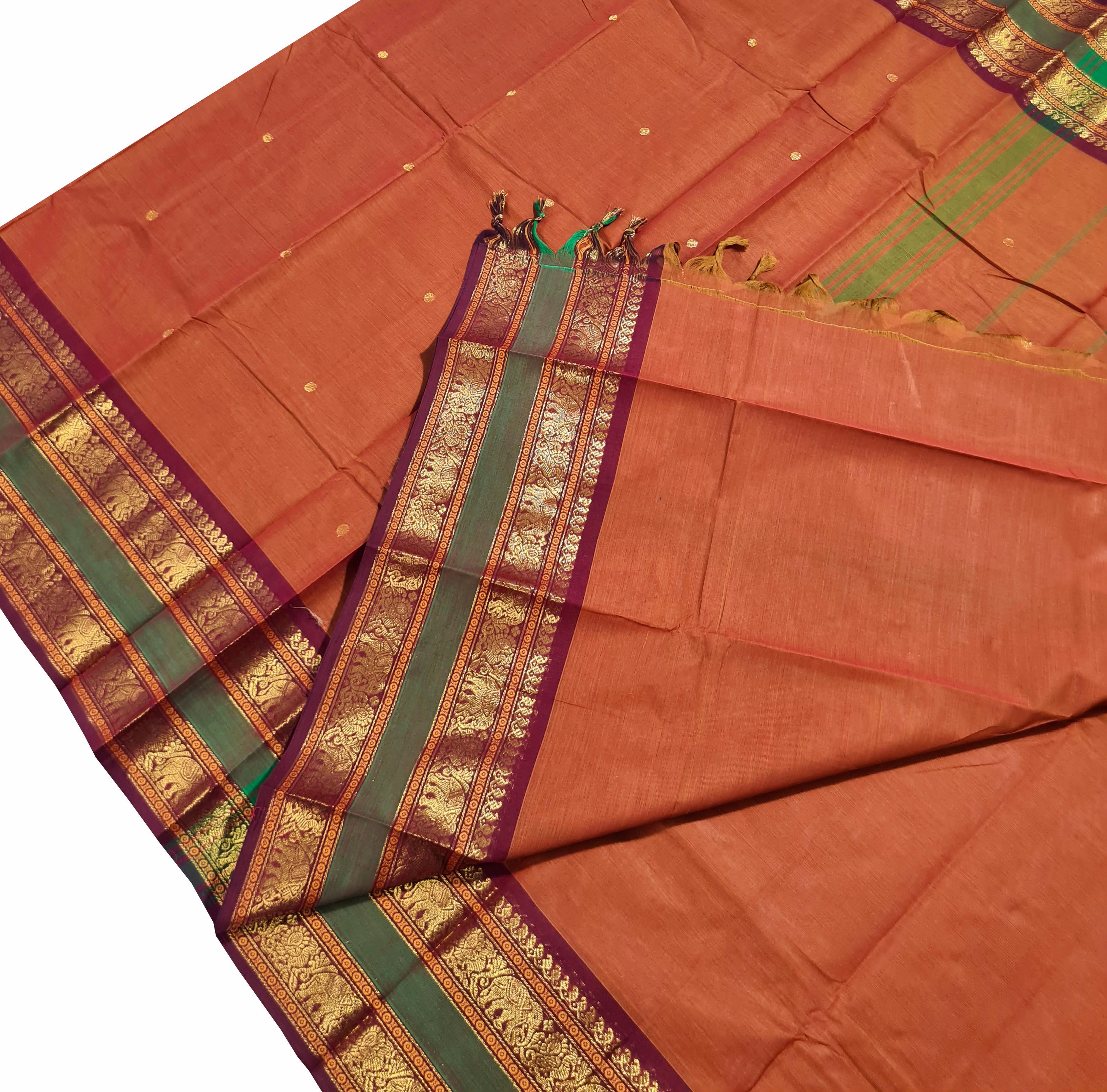 Kanchipuram Pure Cotton Sarees