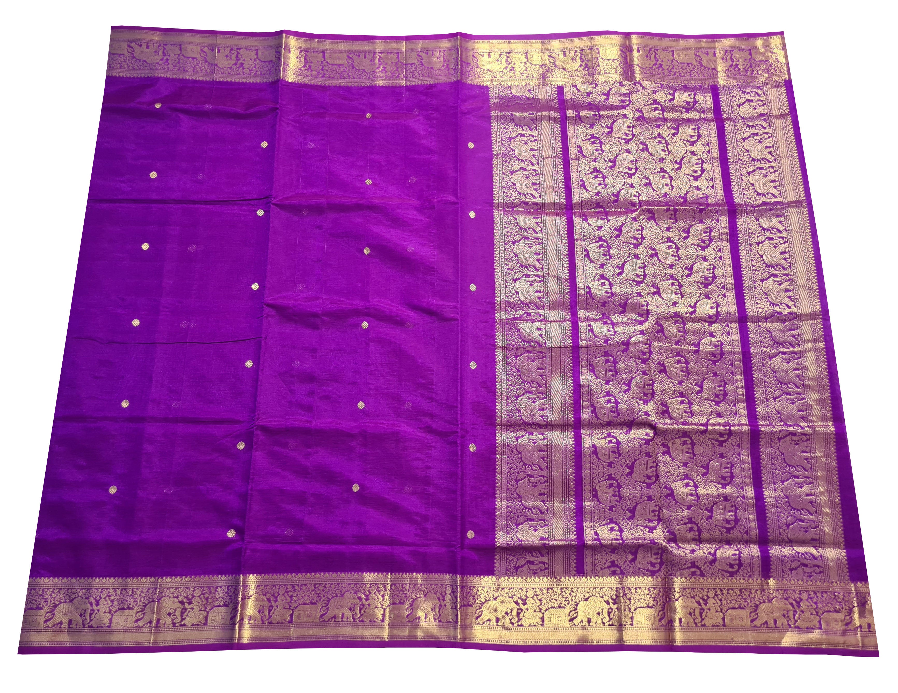 Kanchipuram Pure Silk Cotton Saree