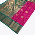 Kanchi Vegan Silk Saree With Contrast Blouse and Rich Jari Pallu