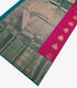Kanchi Vegan Silk Saree With Contrast Blouse and Rich Jari Pallu