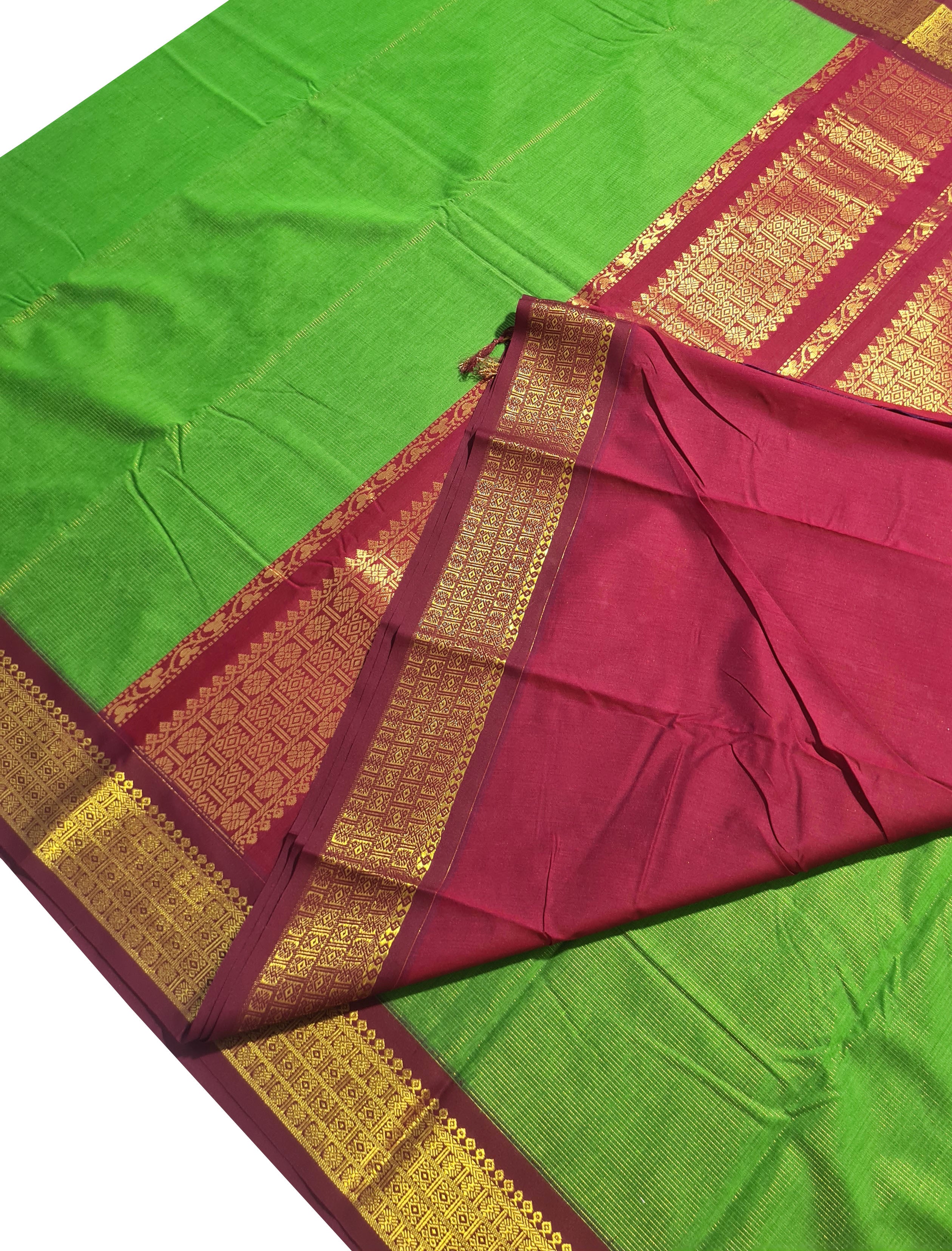 Vairaoosi Agarlic Cotton Silk Sarees