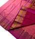 Kanchi Vegan Silk Saree With Contrast Blouse and Rich Jari Pallu