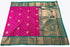 Kanchi Vegan Silk Saree With Contrast Blouse and Rich Jari Pallu