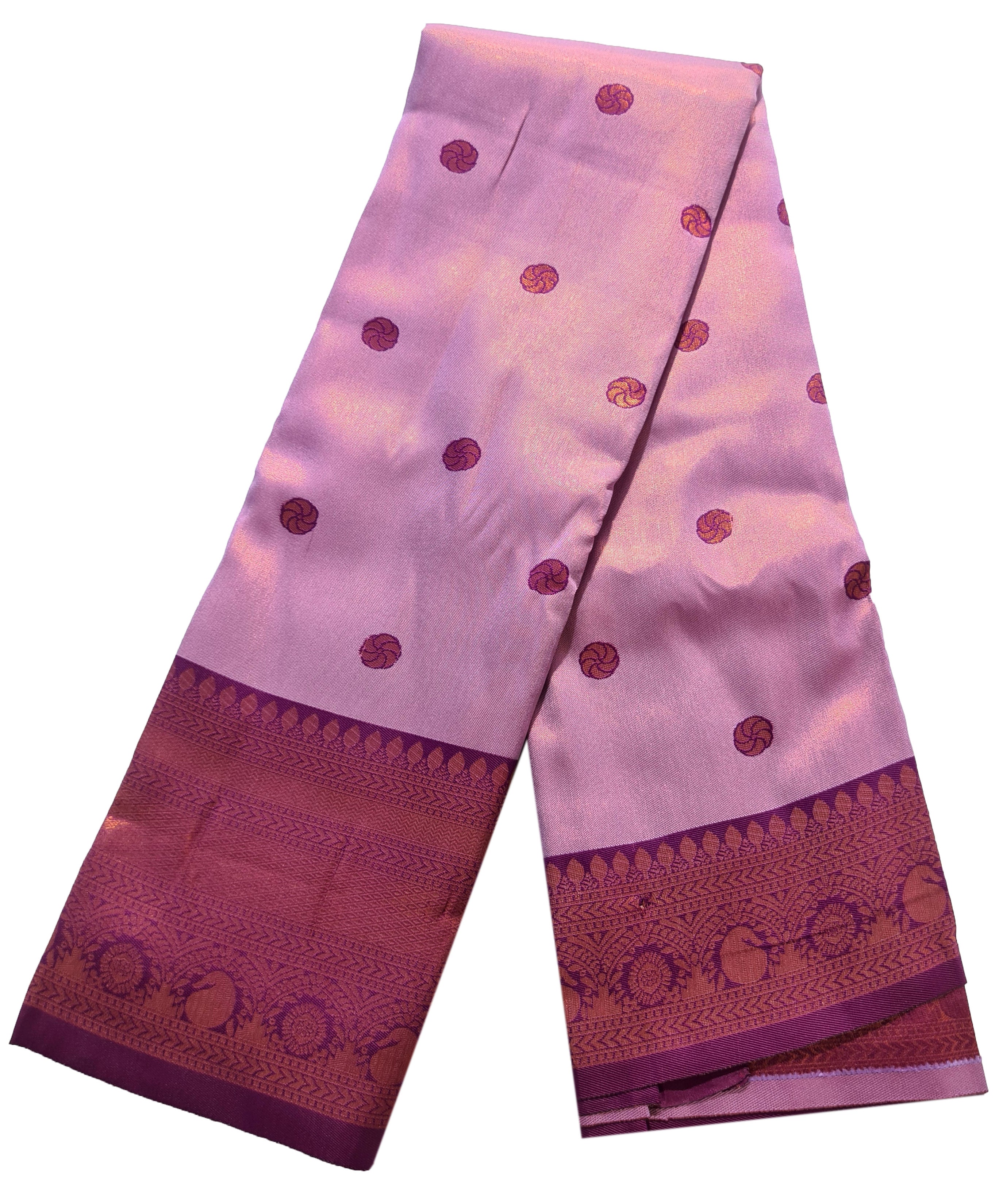 Antique Zari Butta Silk Saree