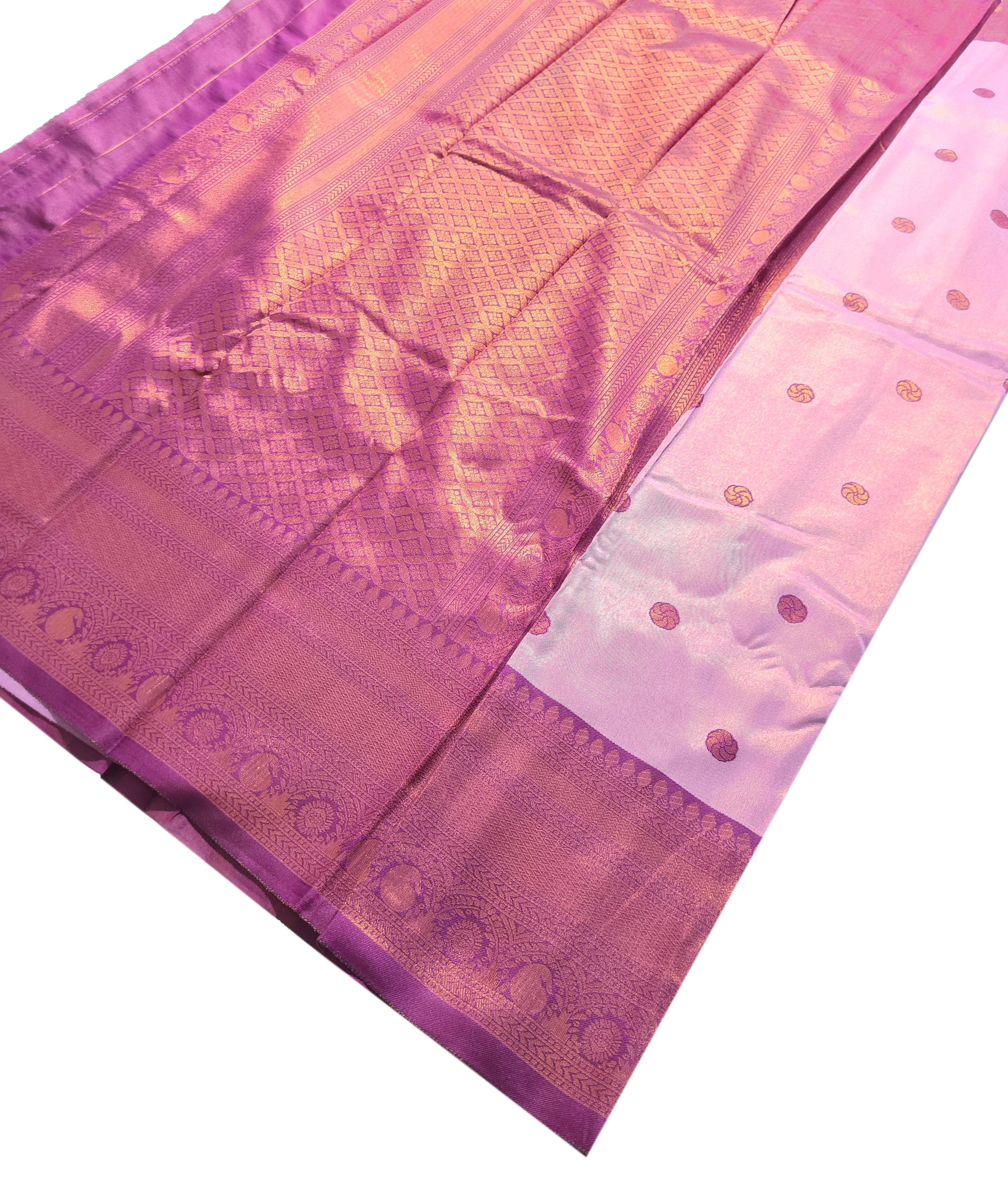 Antique Zari Butta Silk Saree