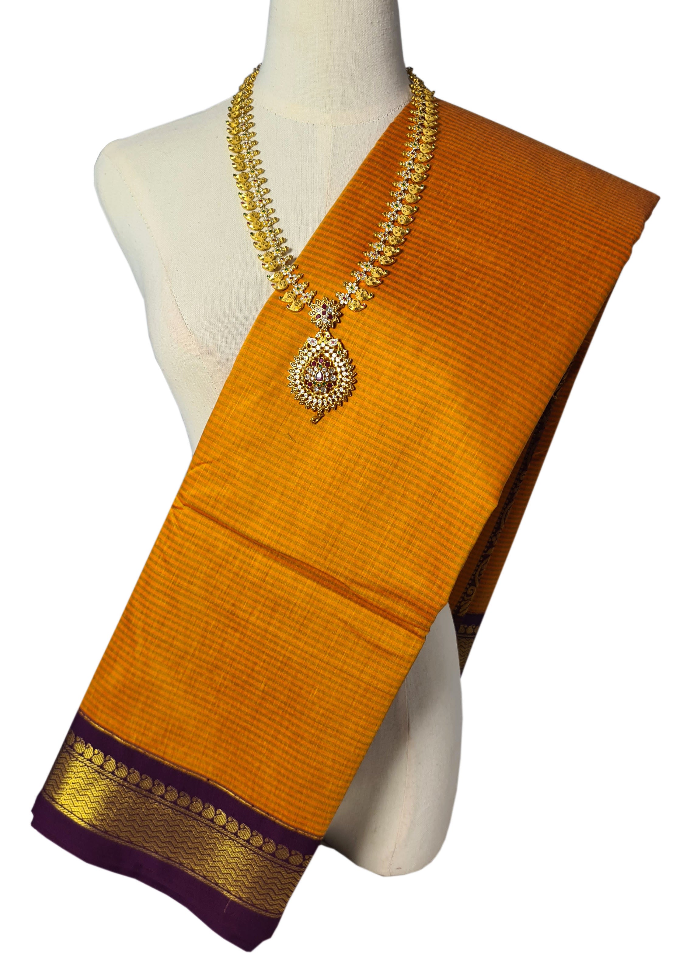 Vairaoosi Agarlic Cotton Silk Sarees