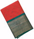 Kanchi Vegan Silk Saree With Contrast Blouse and Rich Jari Pallu
