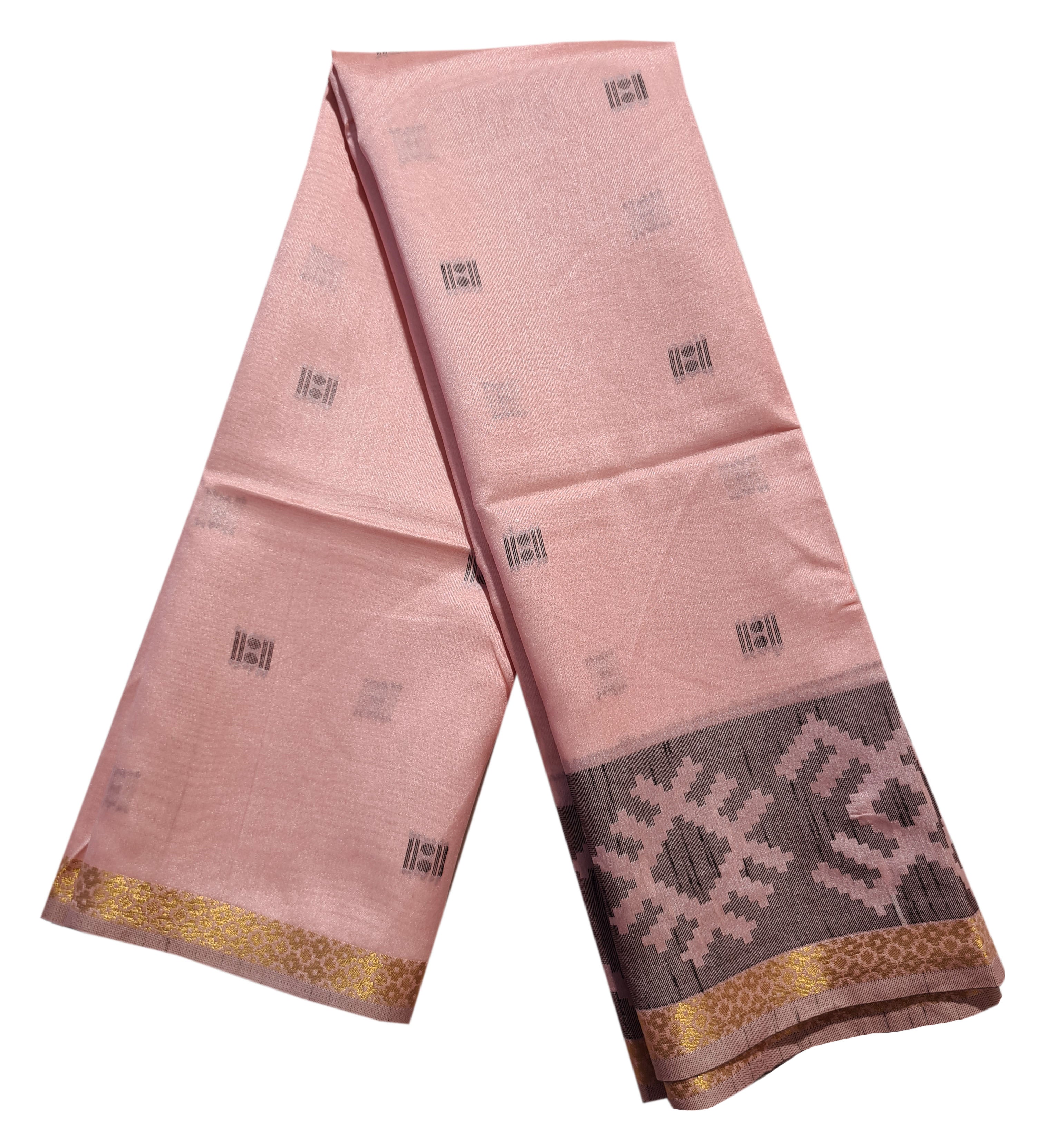 Semi Tussar Antic Design Sarees