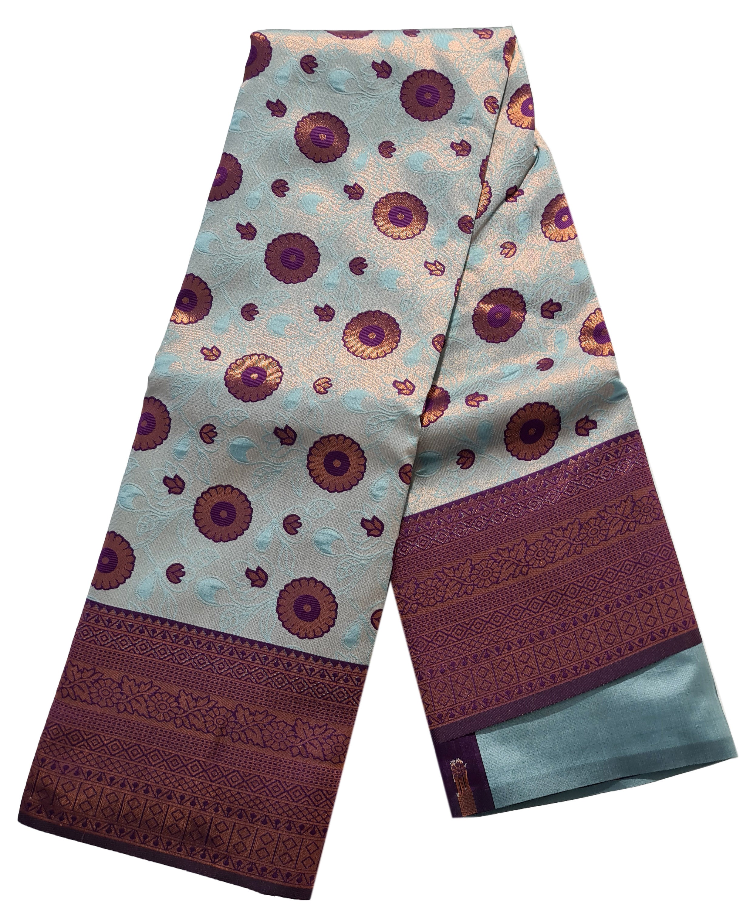 Antique Zari Butta Silk Saree