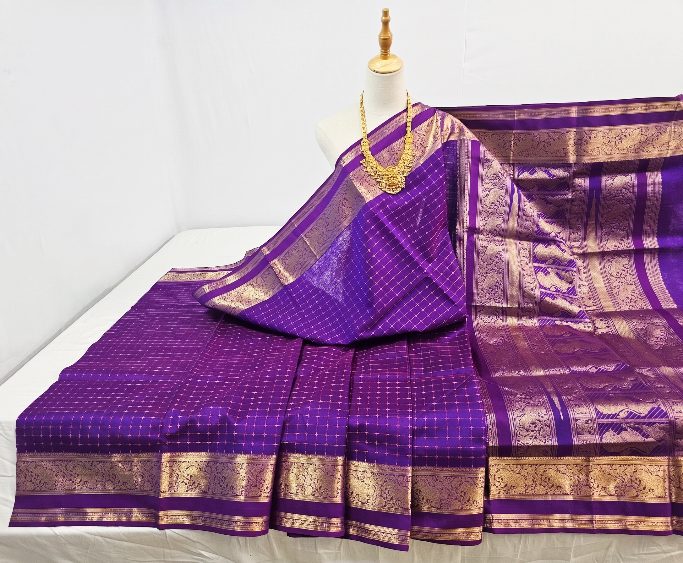 Kanchipuram Pure Silk Cotton Saree