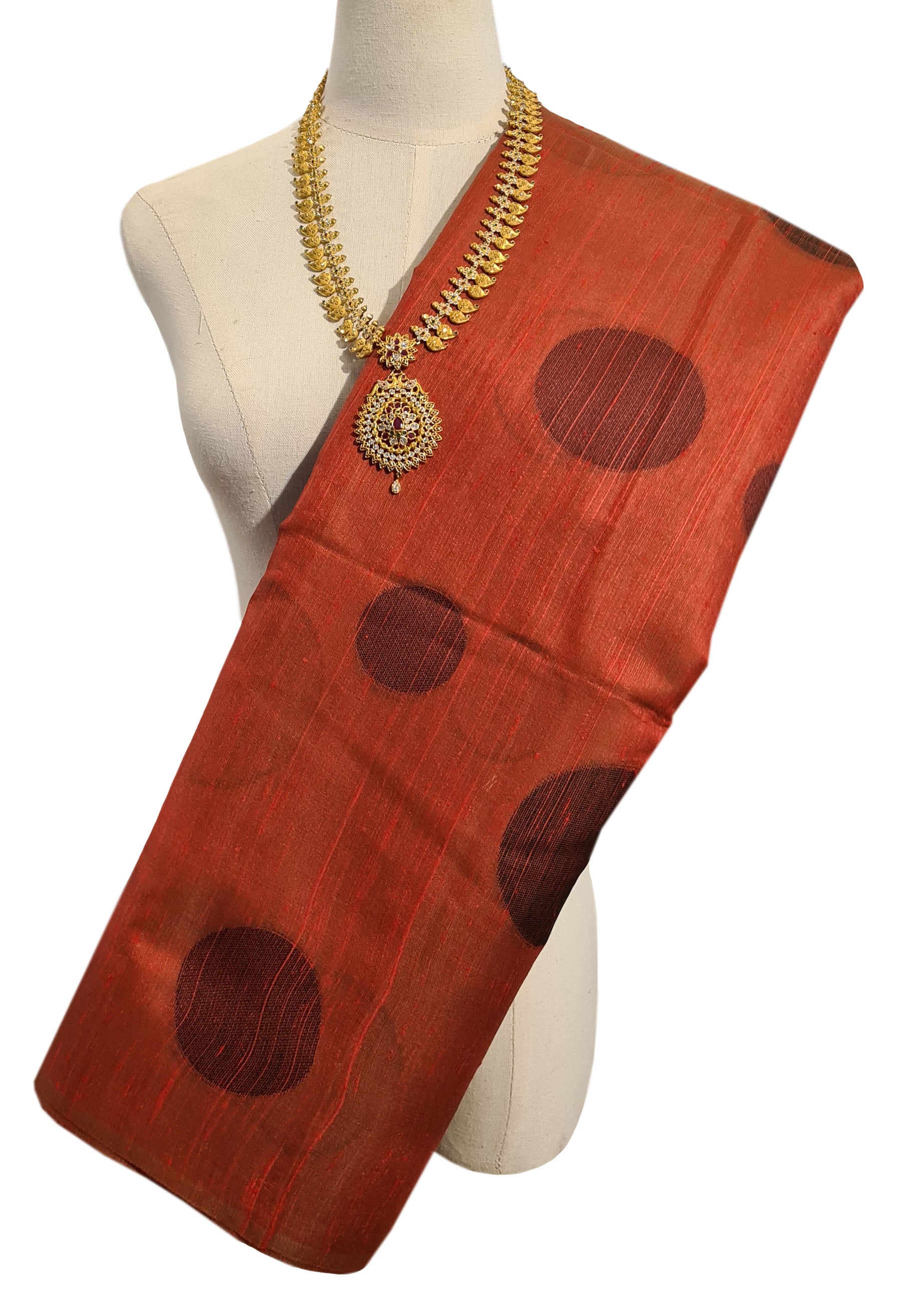 Semi Tussar  Antic Design Sarees