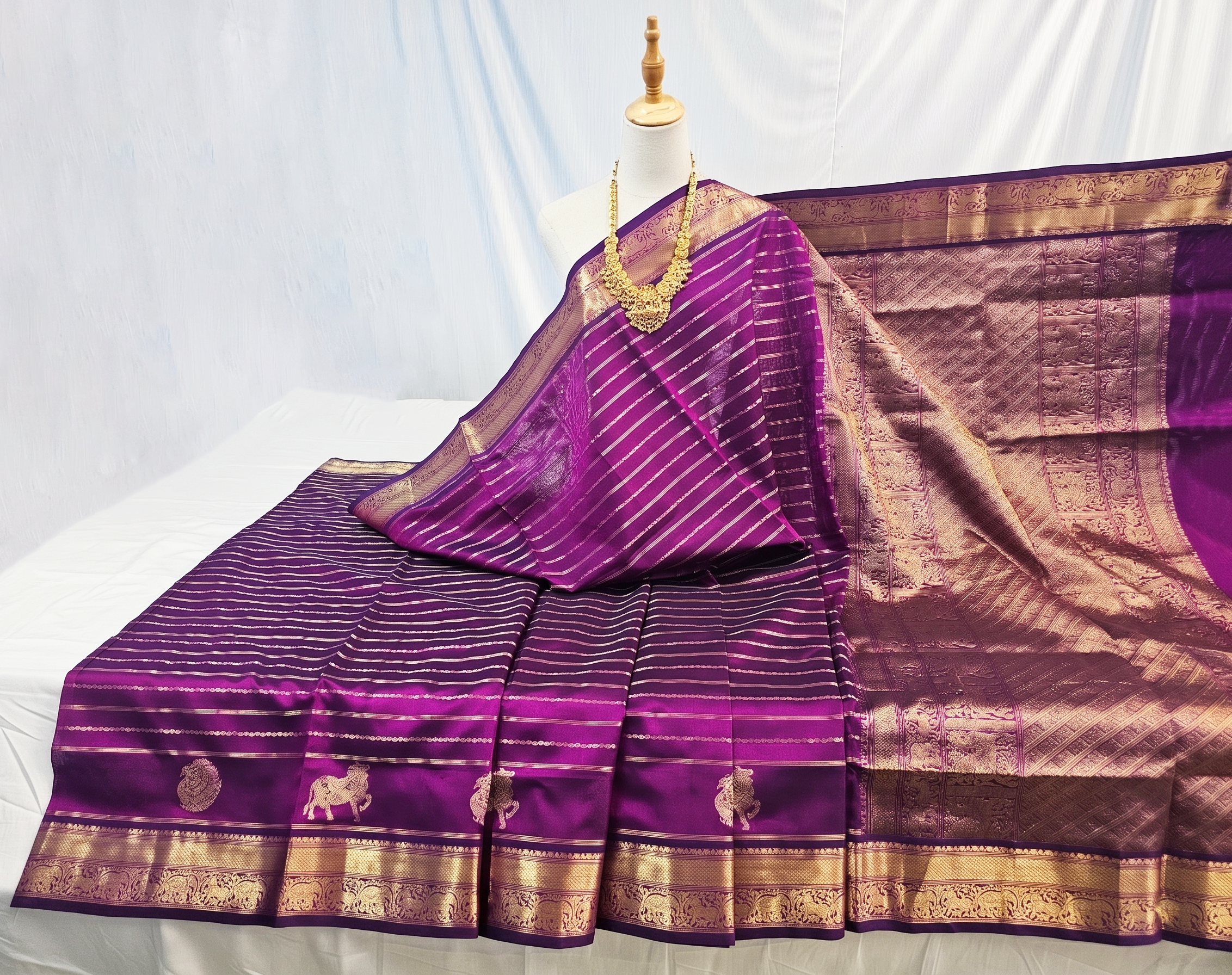 Kanchipuram Pure Silk Cotton Saree