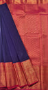 Kanchi Vegan Silk Saree With Contrast Blouse and Rich Jari Pallu