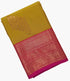 Kanchi Vegan Silk Saree With Contrast Blouse and Rich Jari Pallu