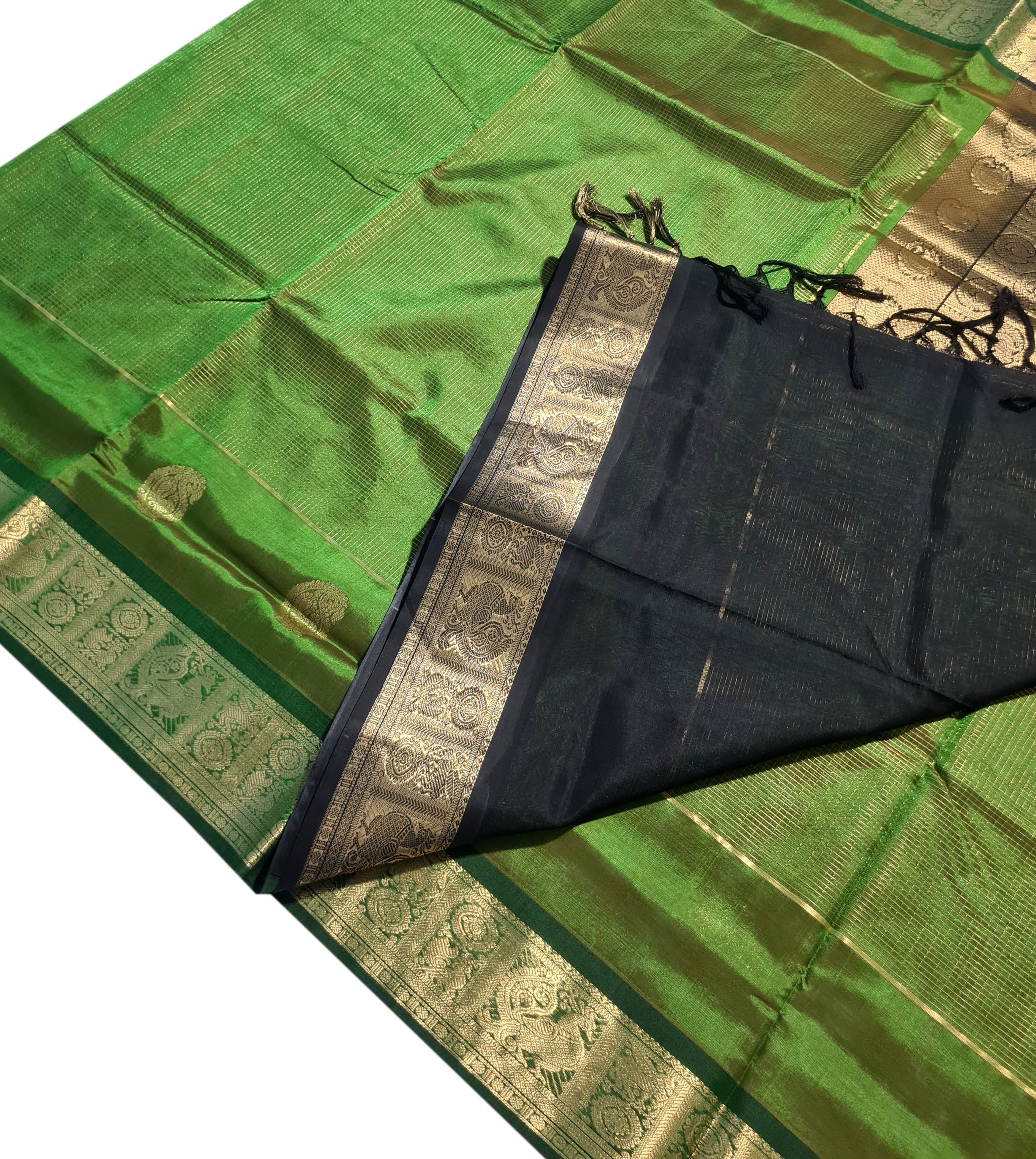 Kanchipuram Pure Silk Cotton Saree
