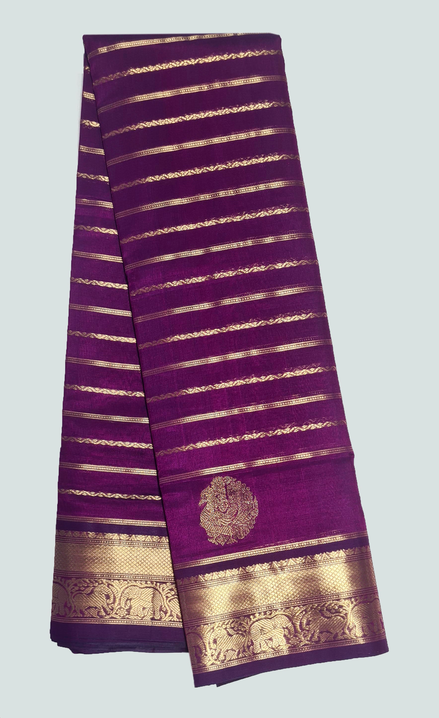 Kanchipuram Pure Silk Cotton Saree