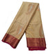 Kanchi Vegan Silk Saree With Contrast Blouse and Rich Jari Pallu
