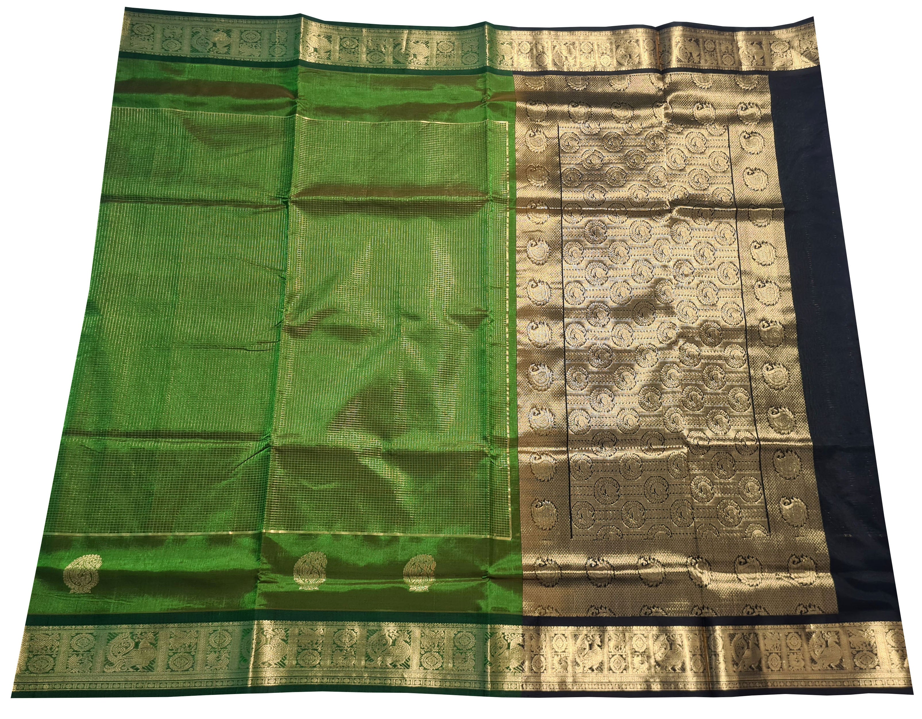 Kanchipuram Pure Silk Cotton Saree