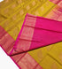 Kanchi Vegan Silk Saree With Contrast Blouse and Rich Jari Pallu
