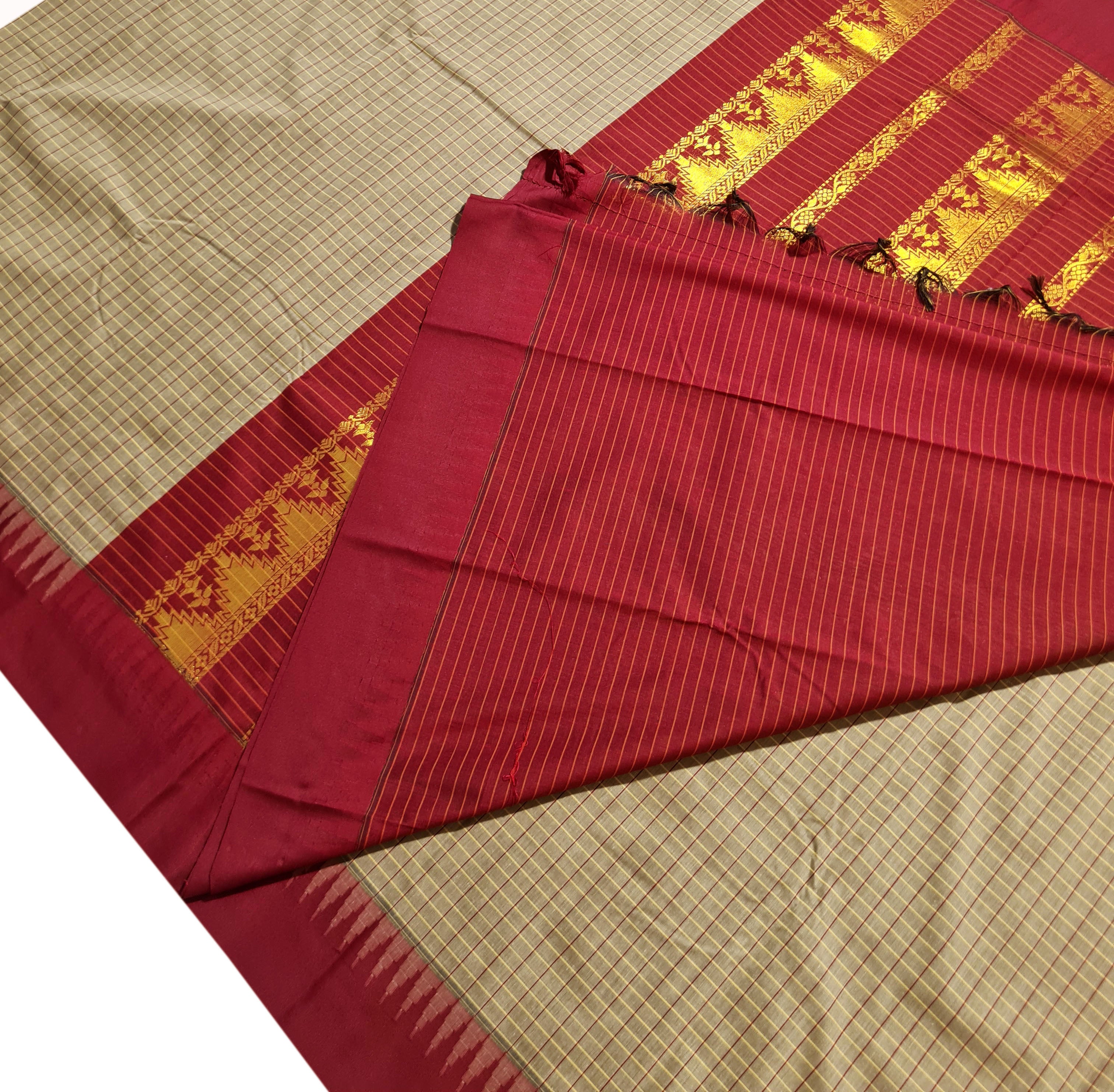 Vairaoosi Agarlic Cotton Silk Sarees