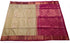 Kanchi Vegan Silk Saree With Contrast Blouse and Rich Jari Pallu