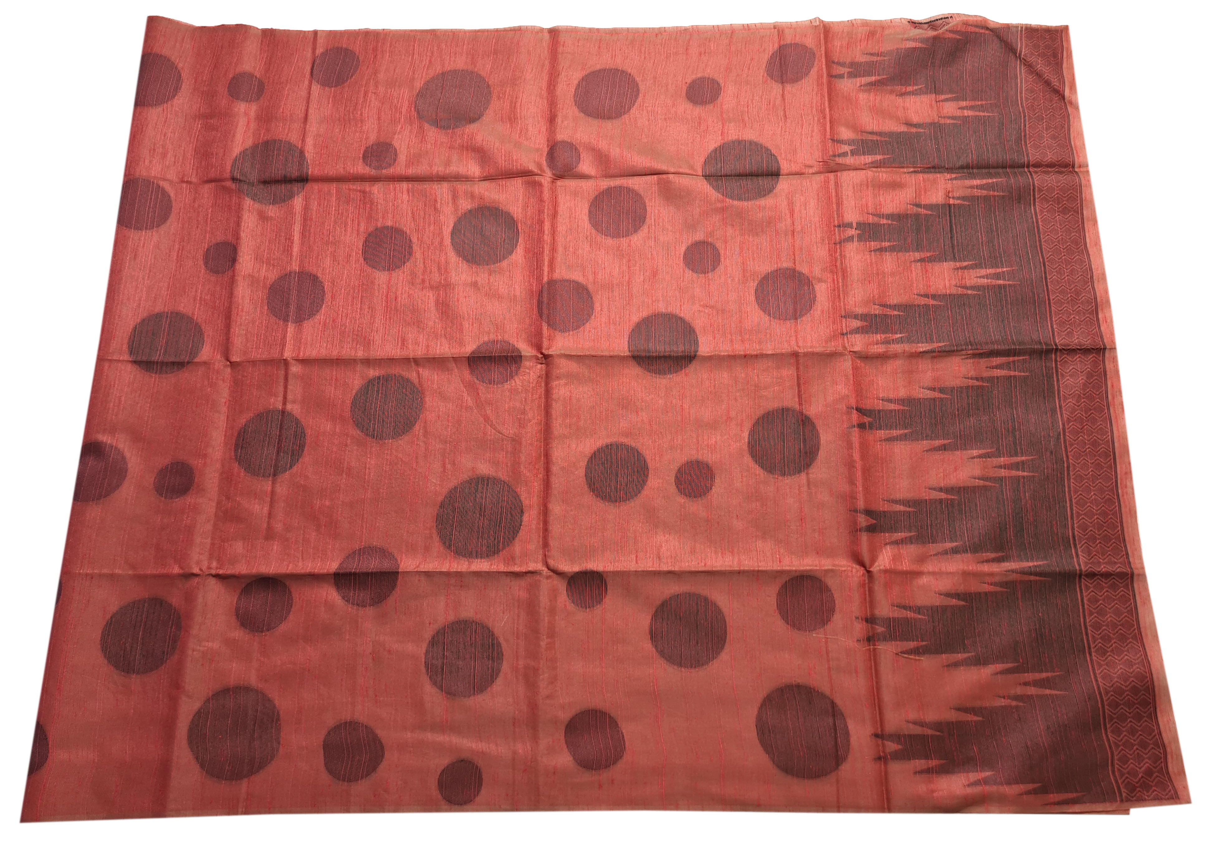 Semi Tussar  Antic Design Sarees
