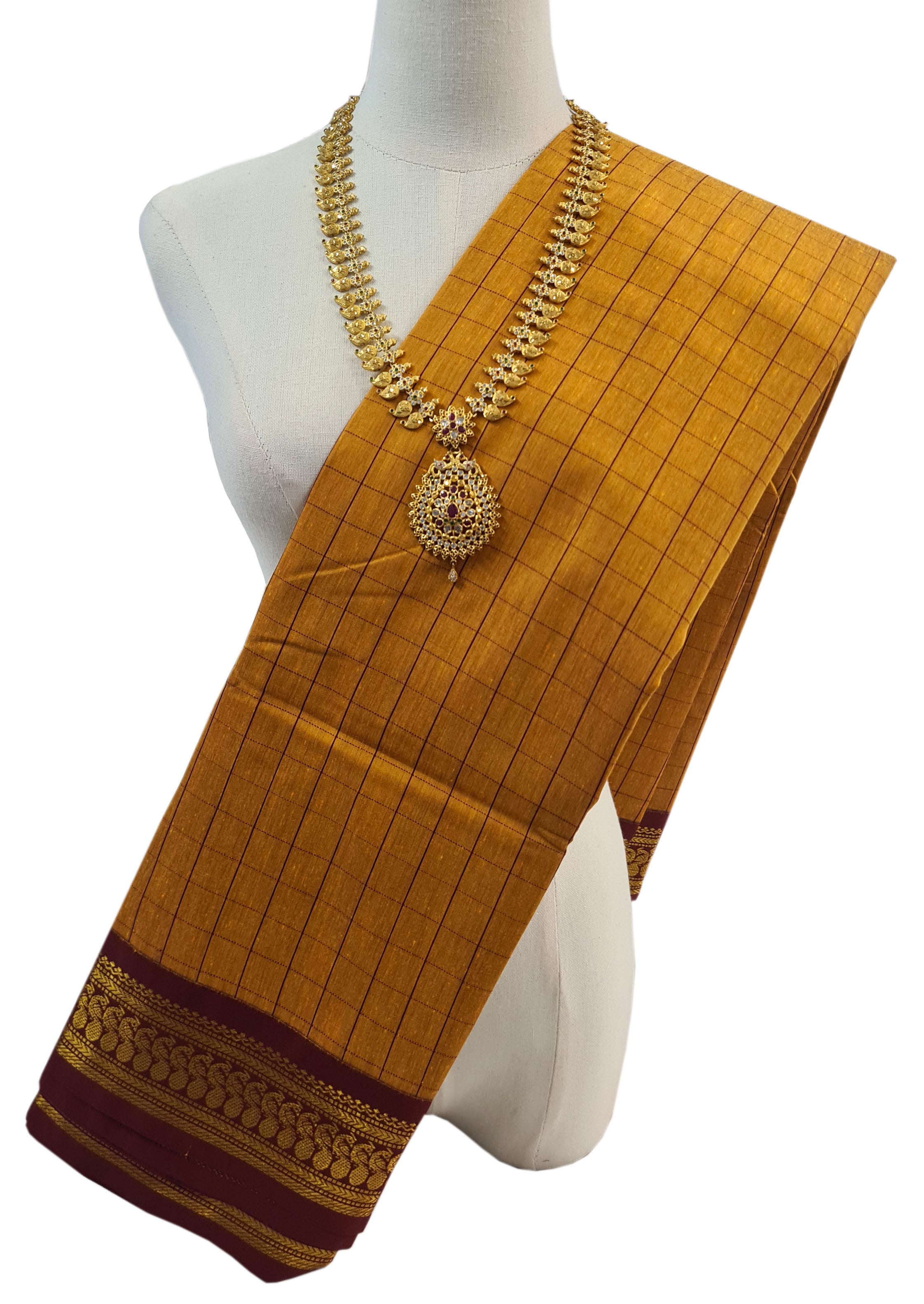 Vairaoosi Agarlic Cotton Silk Sarees