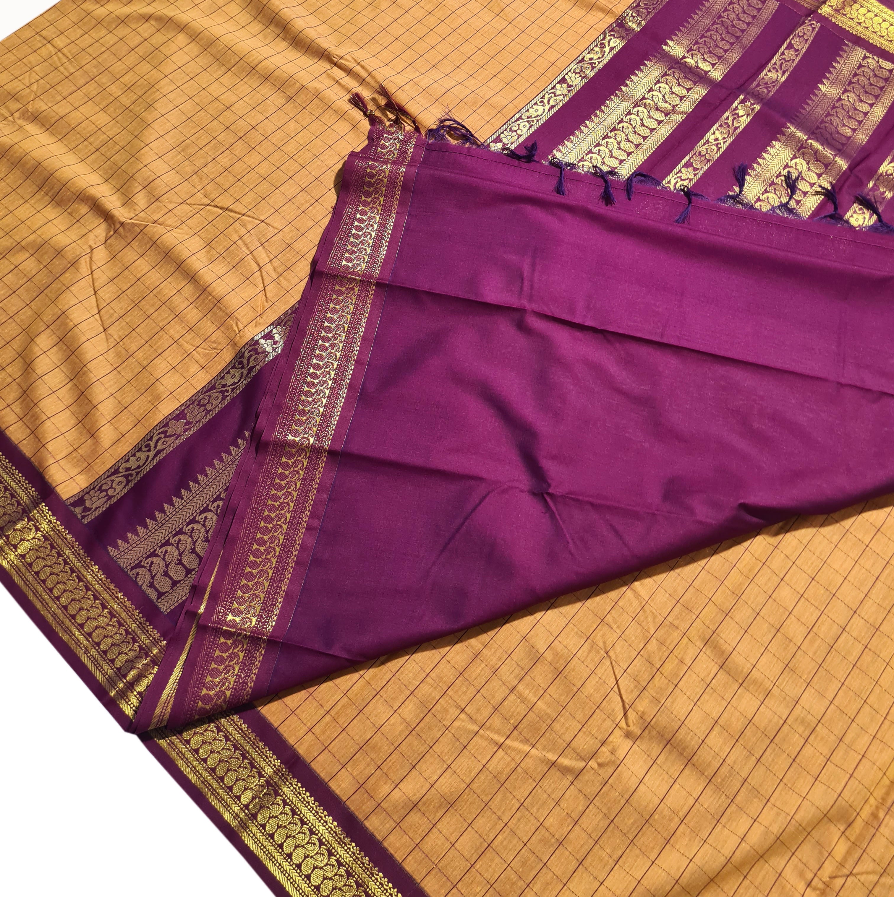 Vairaoosi Agarlic Cotton Silk Sarees