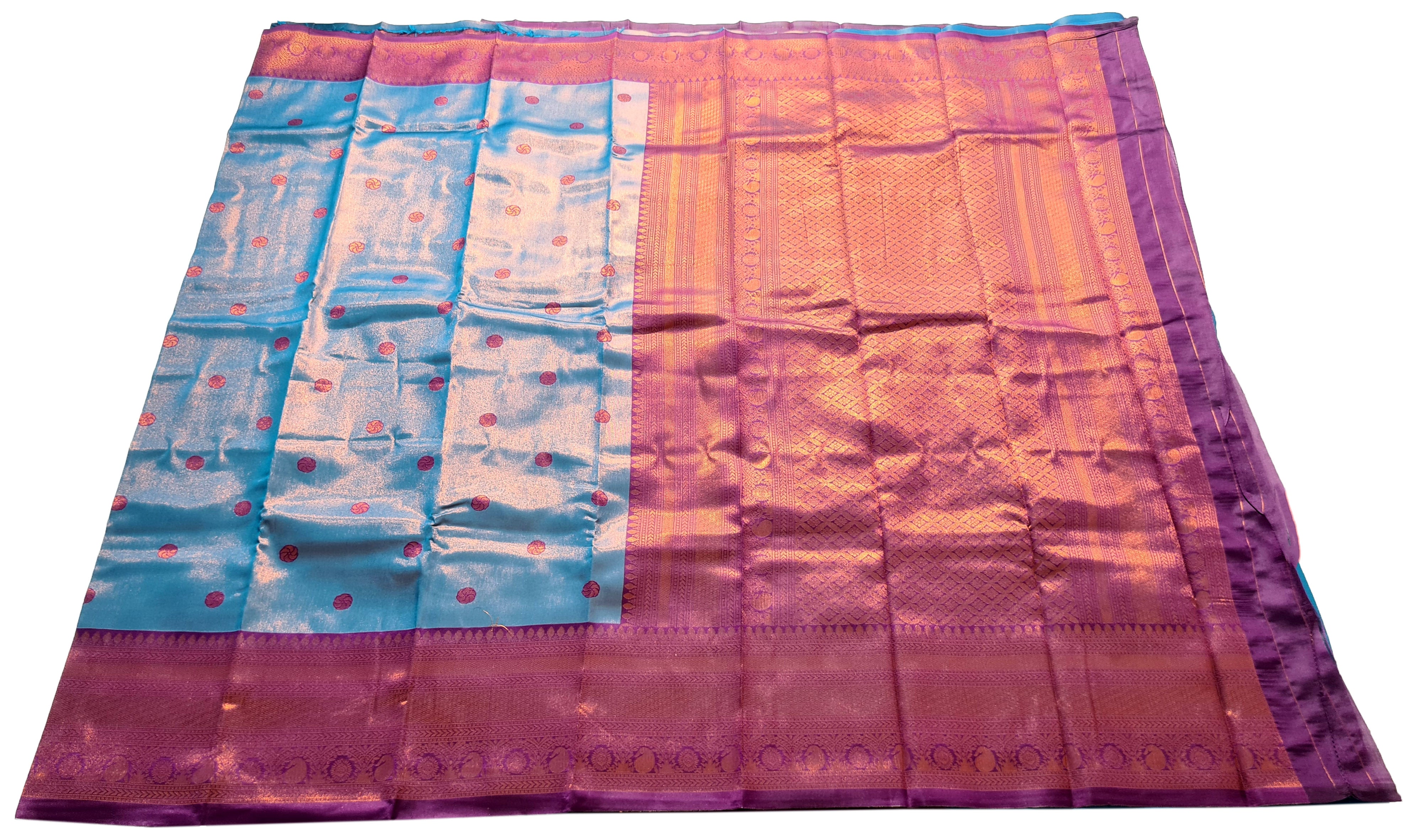 Antique Zari Butta Silk Saree