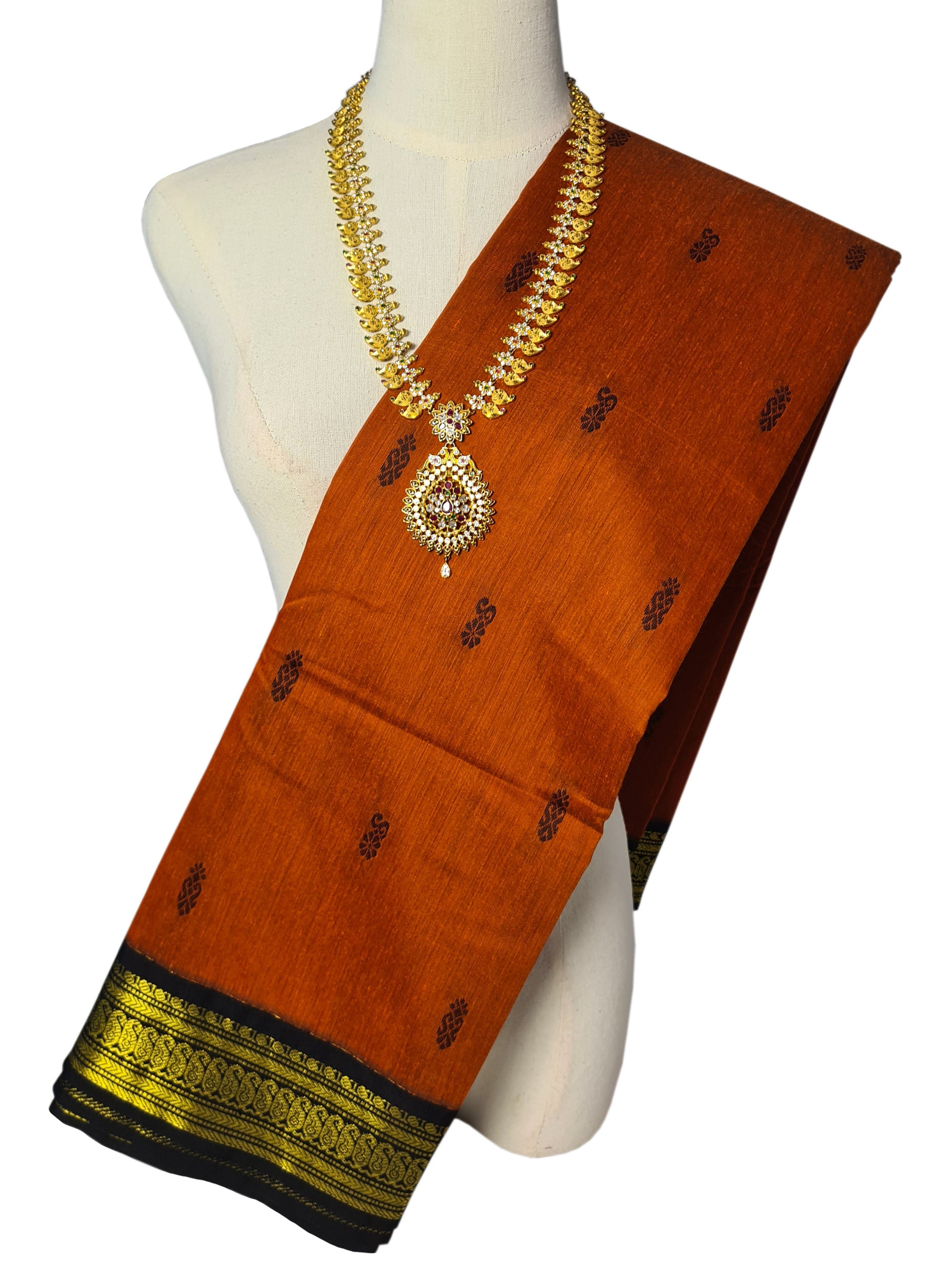 Korvai Agarlic Cotton Silk Sarees
