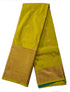 Kanchi Vegan Silk Saree With Contrast Blouse and Rich Jari Pallu