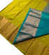 Kanchi Vegan Silk Saree With Contrast Blouse and Rich Jari Pallu