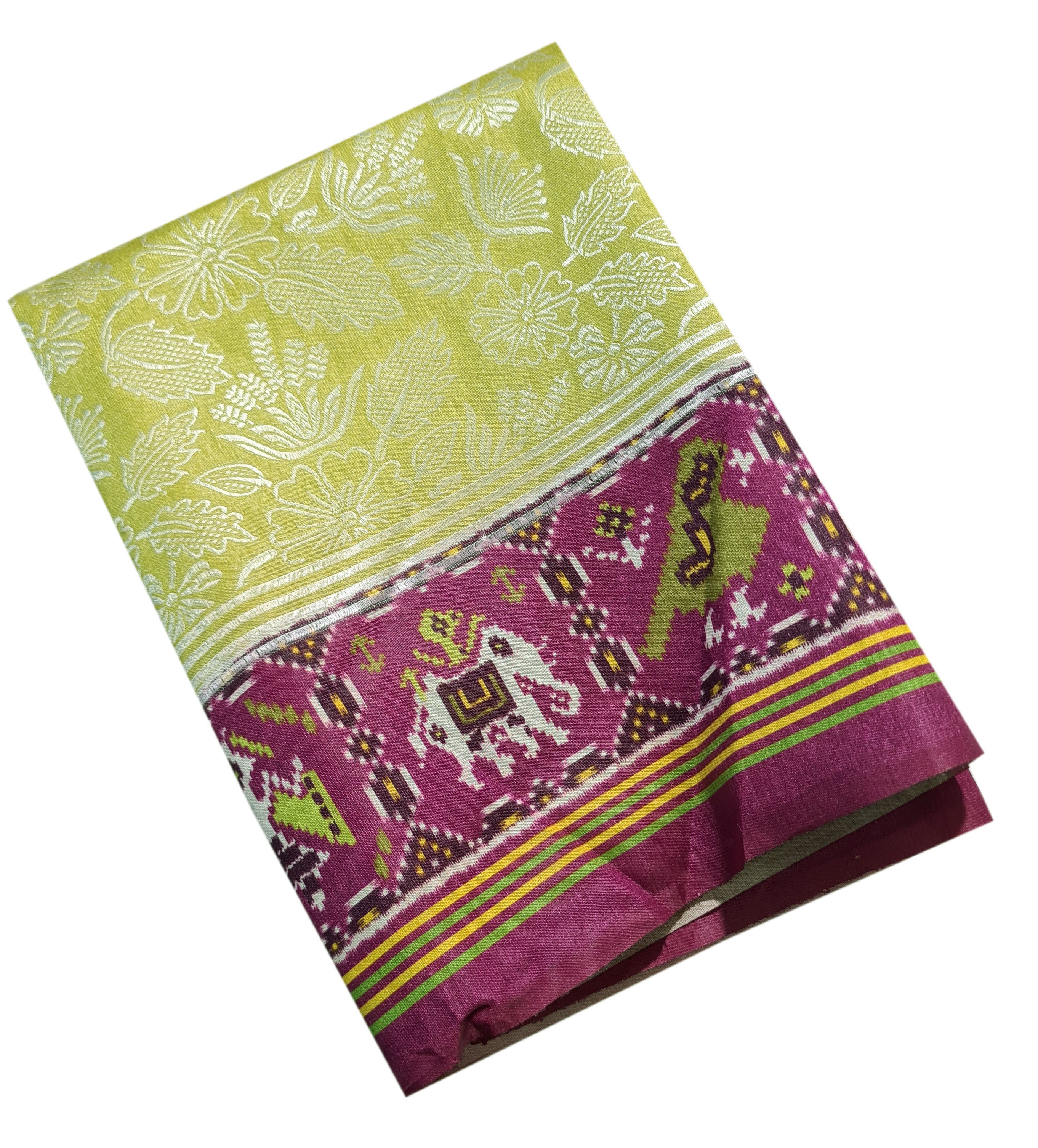 Semi Tussar  Antic Design Sarees