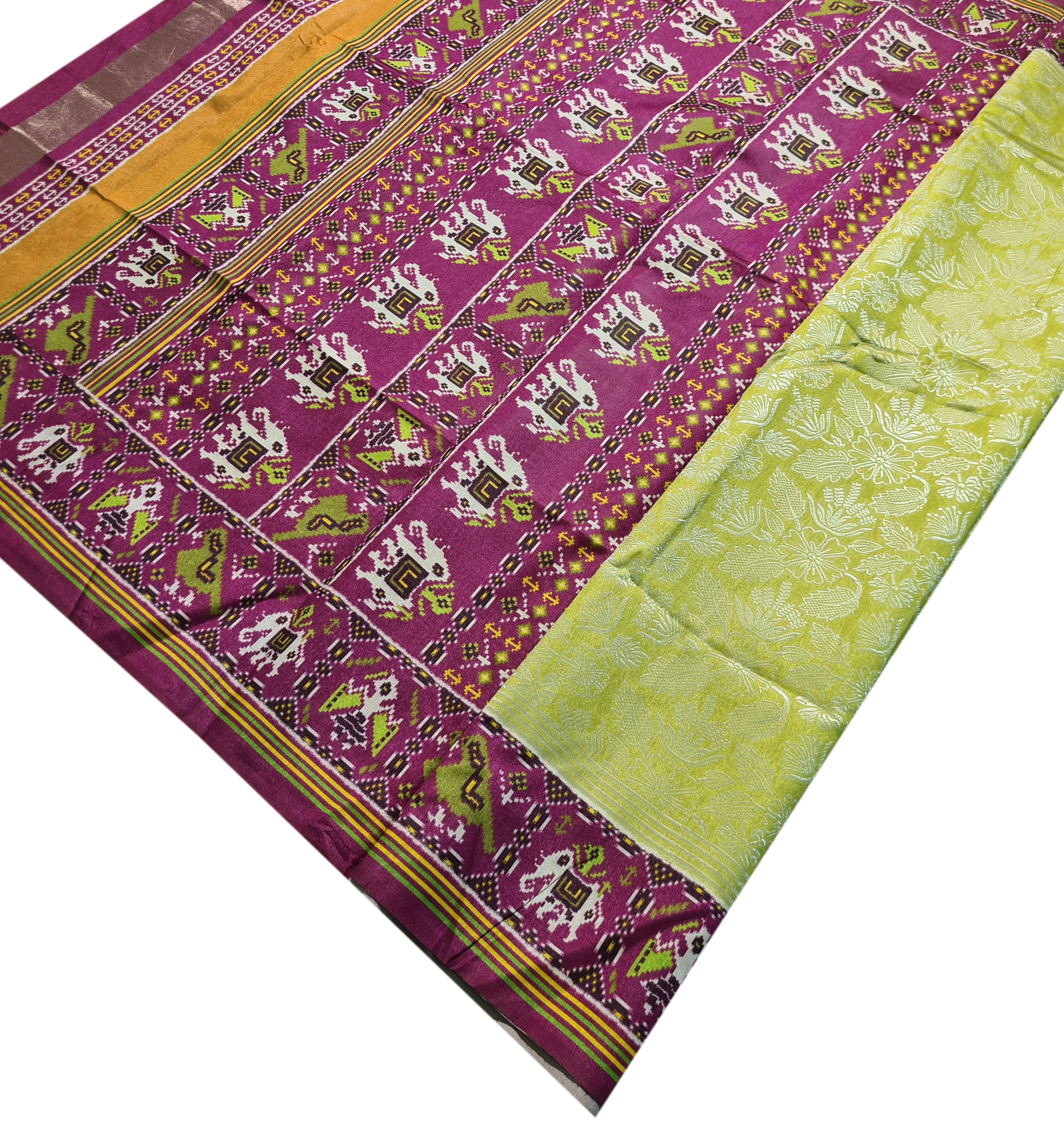 Semi Tussar  Antic Design Sarees