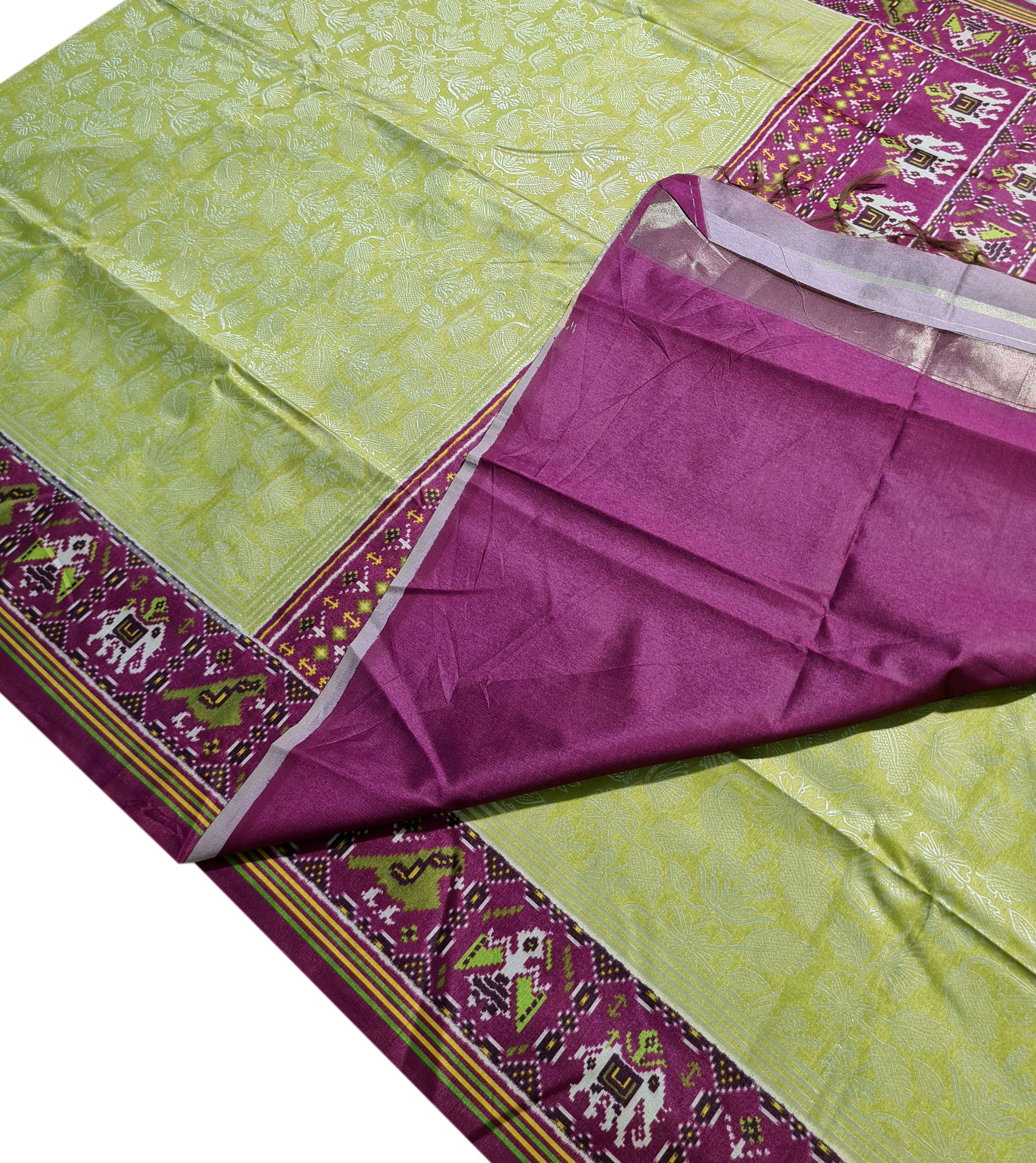 Semi Tussar  Antic Design Sarees