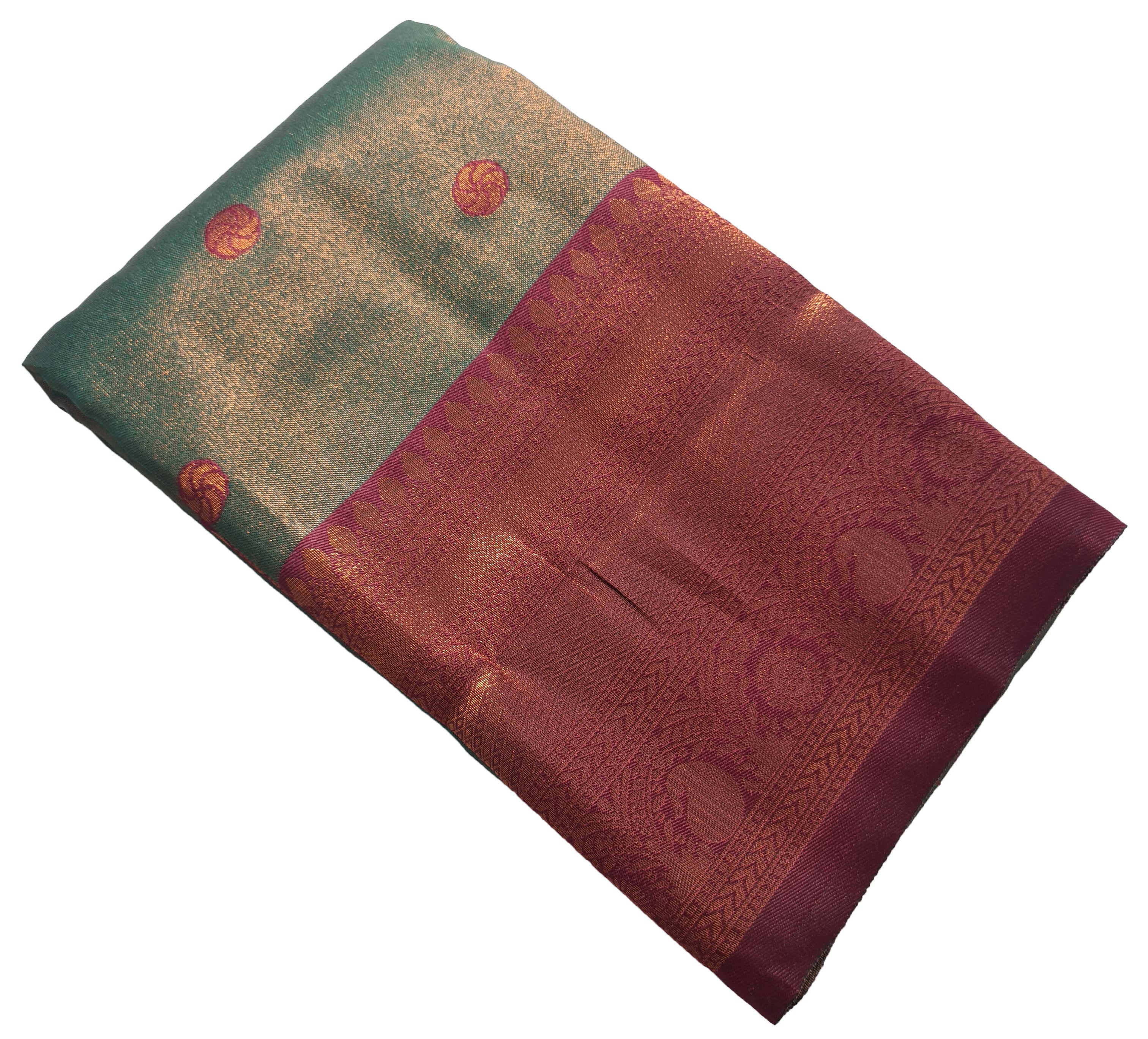Antique Zari Butta Silk Saree