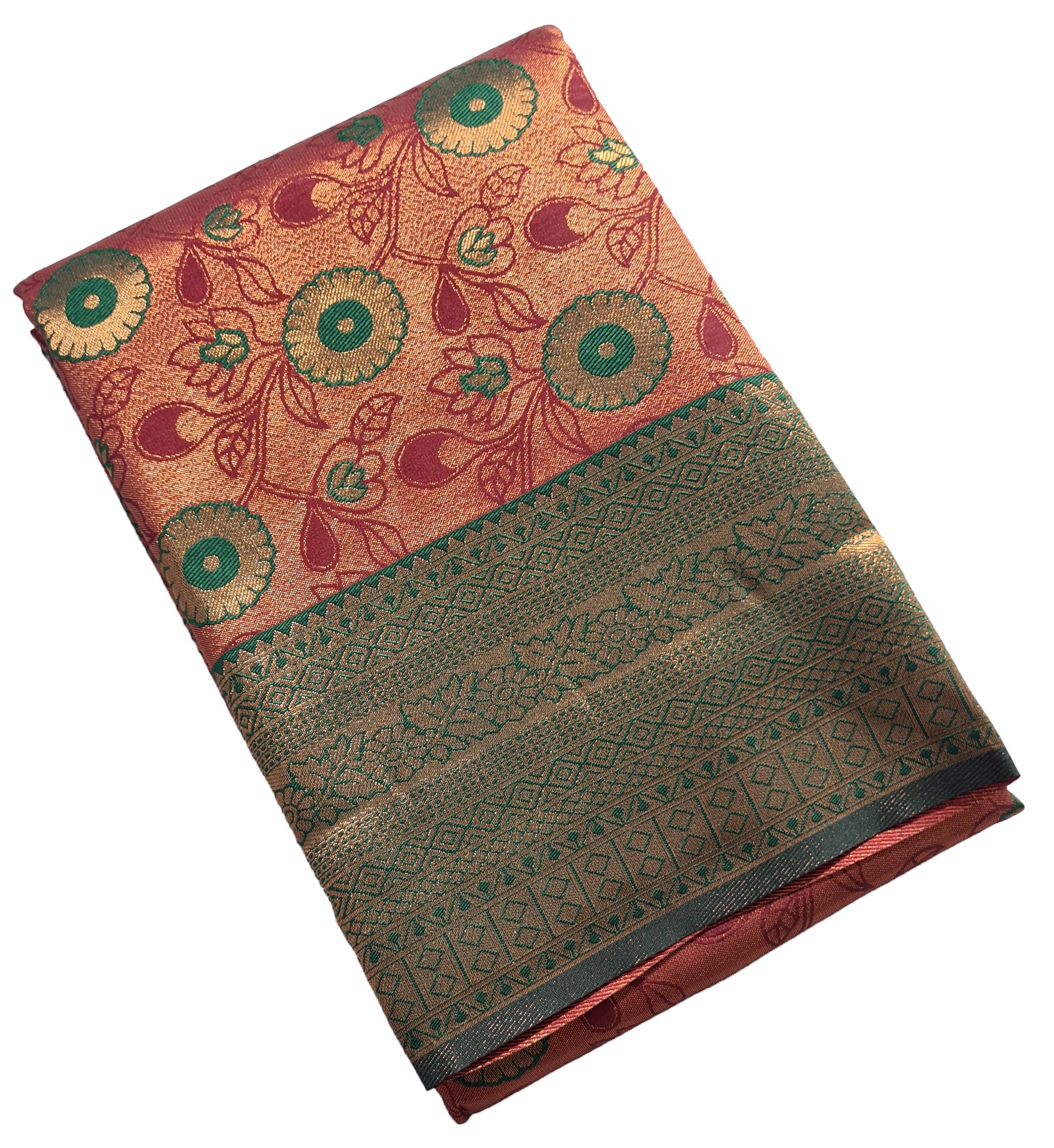 Antique Zari Butta Silk Saree