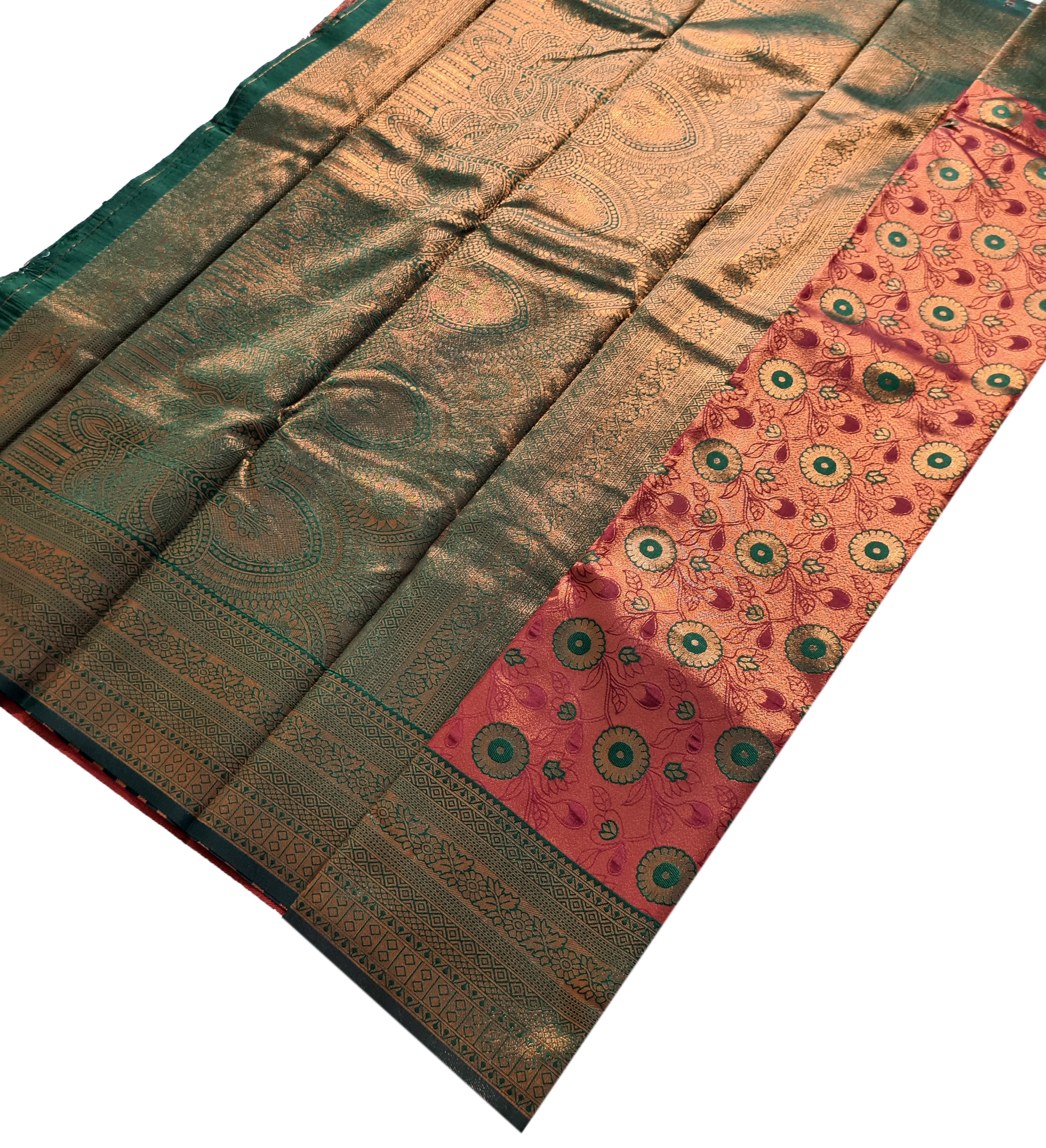 Antique Zari Butta Silk Saree