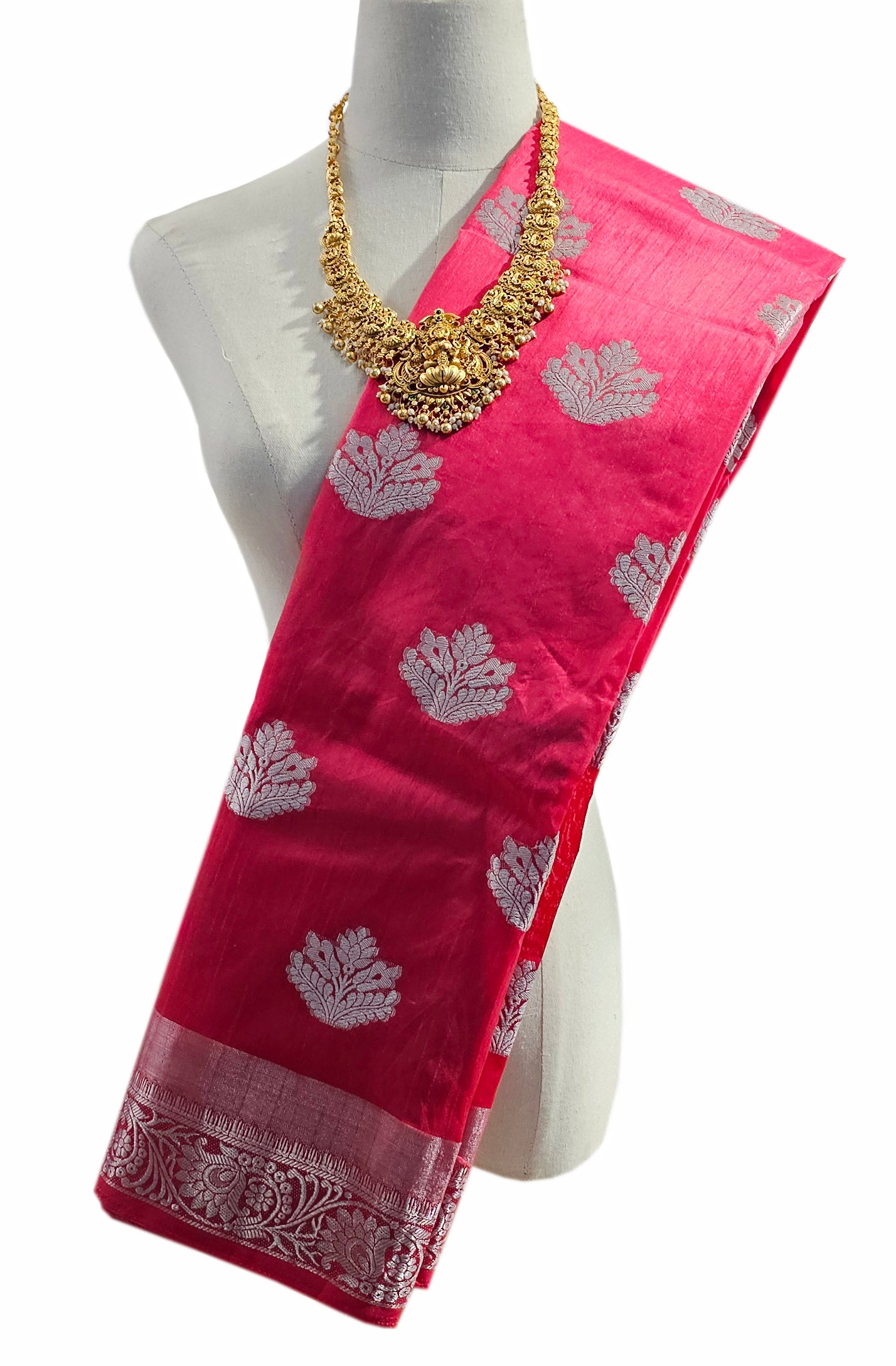 Bengaluru Silver Butta Tassar Sarees