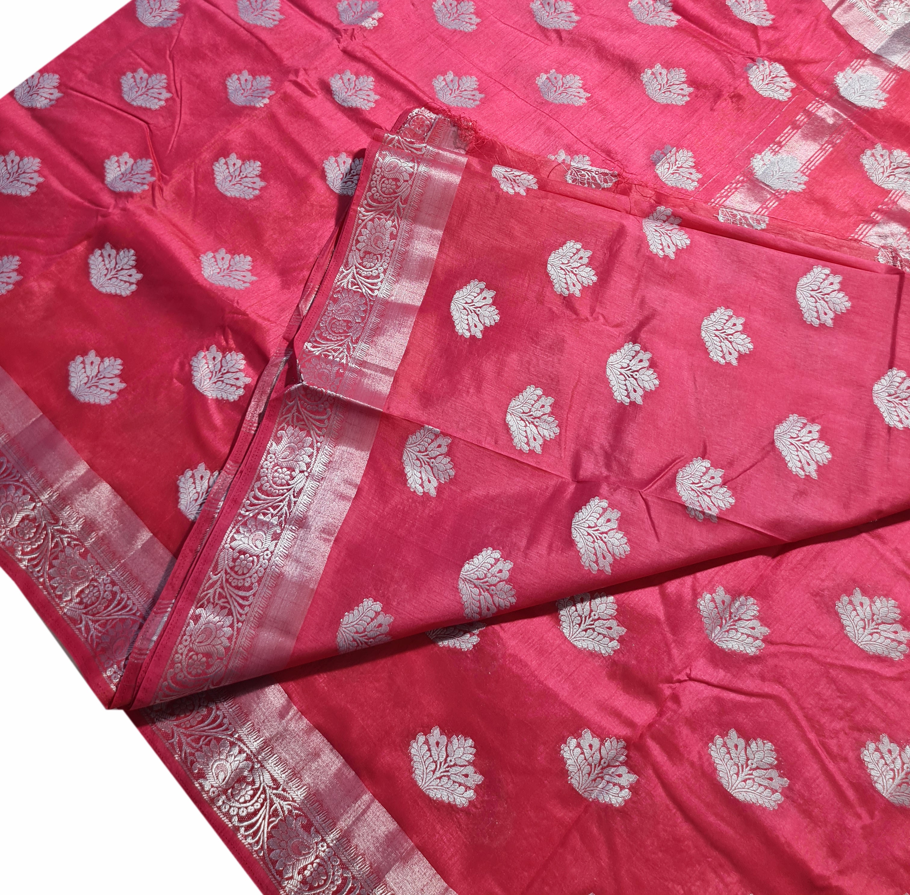 Bengaluru Silver Butta Tassar Sarees