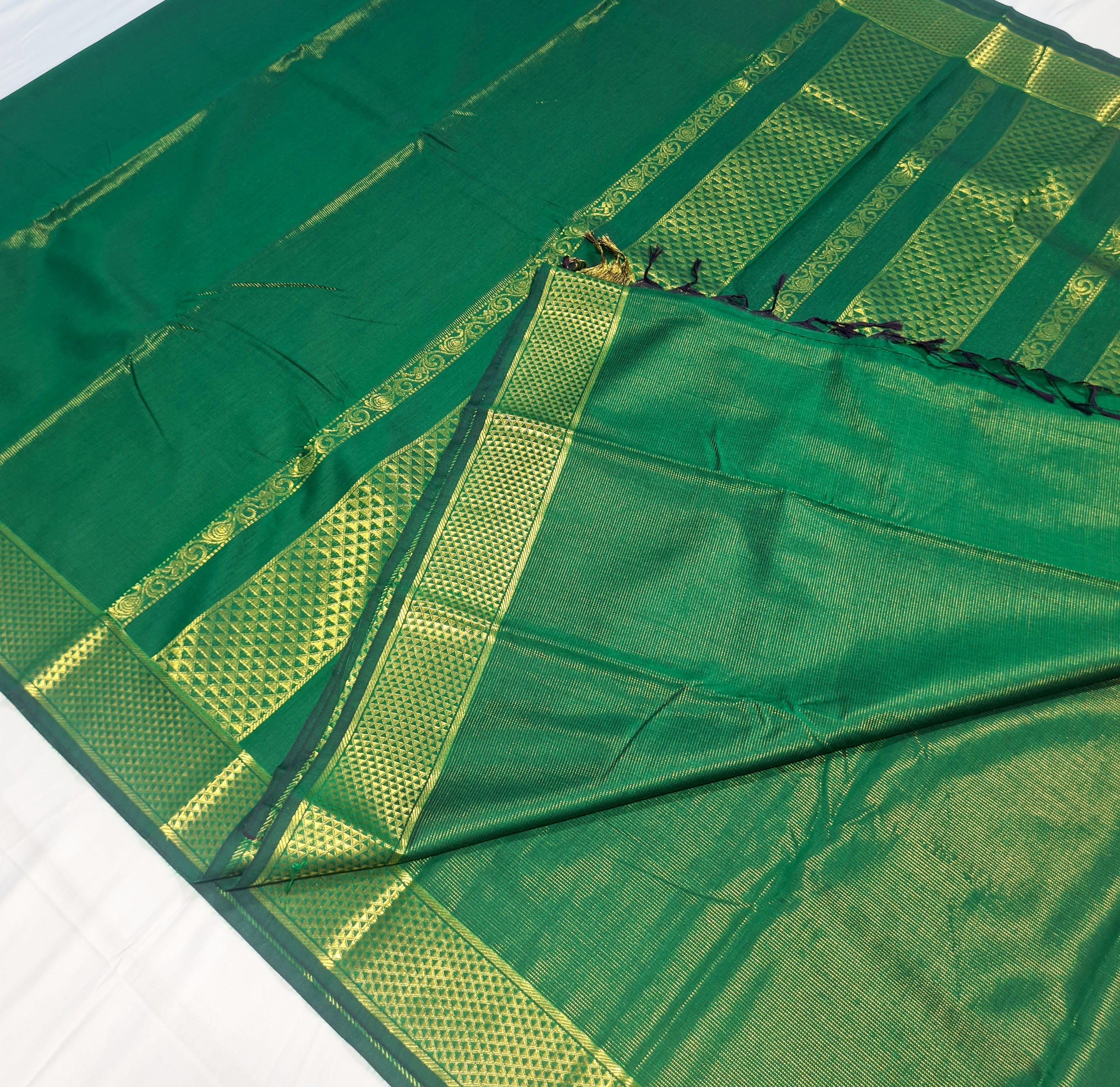Kanchipuram Agarlic Cotton Sarees